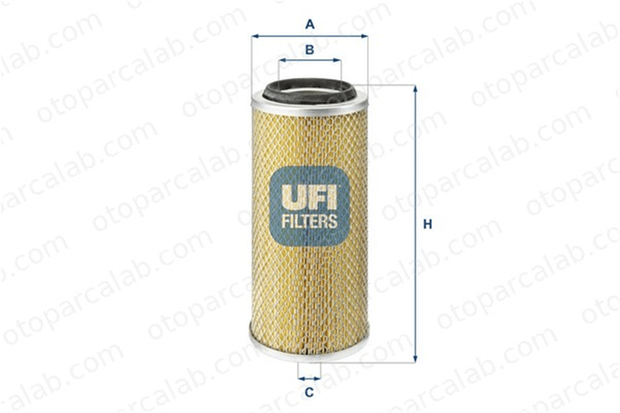 UFI 27.881.00 Hava Filtresi VW TRANSPORTER T3 Panelvan/Van TRANSPORTER T3 Platform şasi 16135707 1613570700