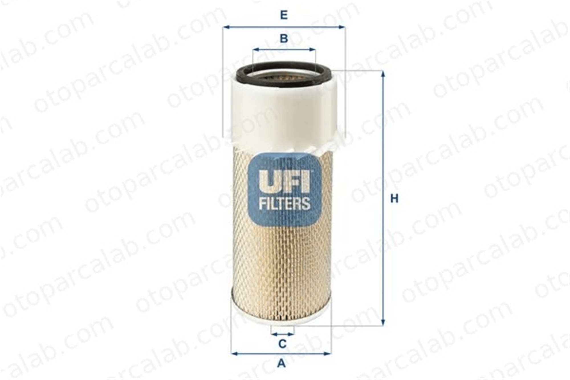 UFI 27.931.00 Hava Filtresi JOHN DEERE Series 6 Series 5 848924 6155529
