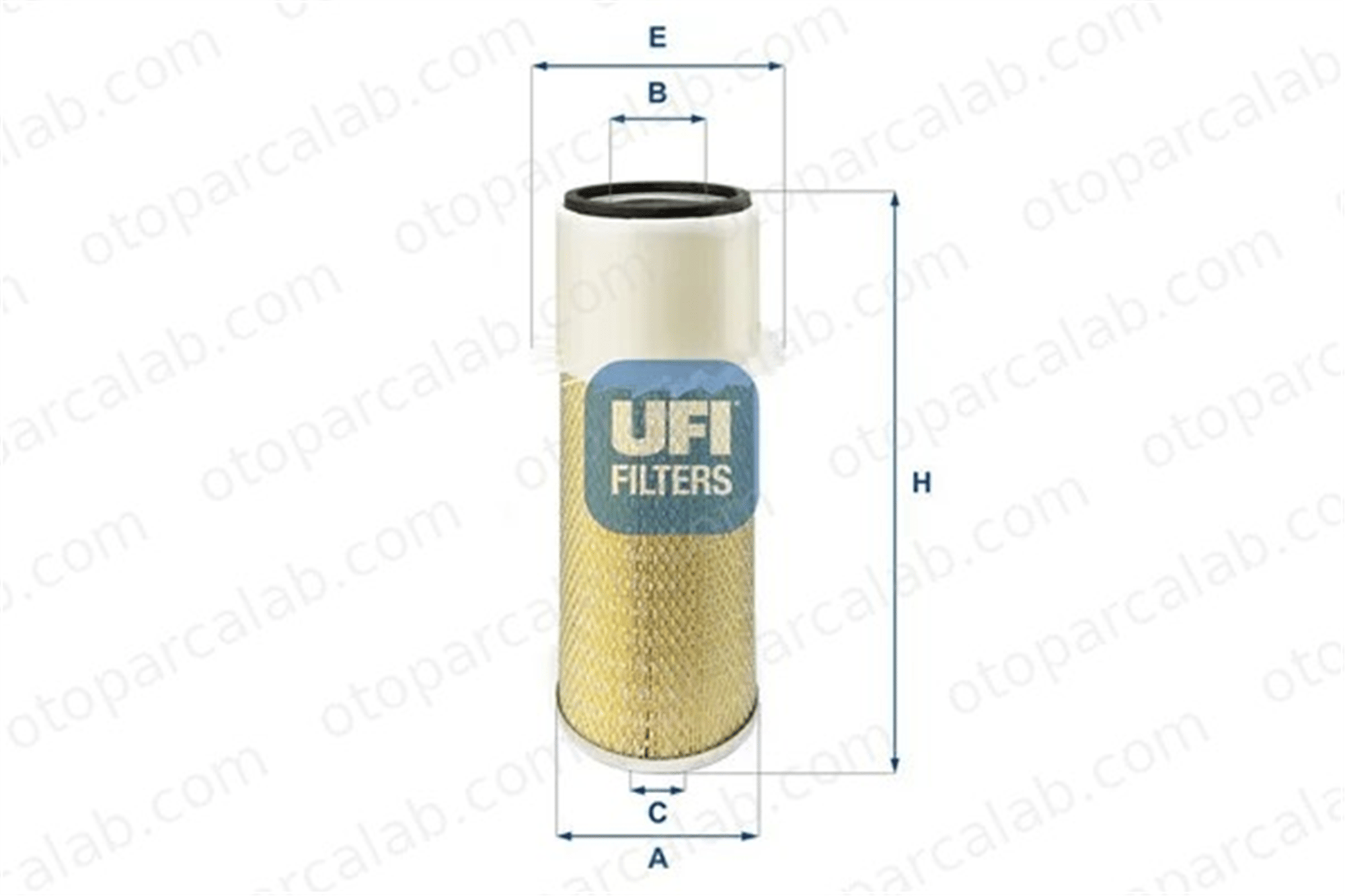 UFI 27.932.00 Hava Filtresi AEBI TT 70257024 5415291500