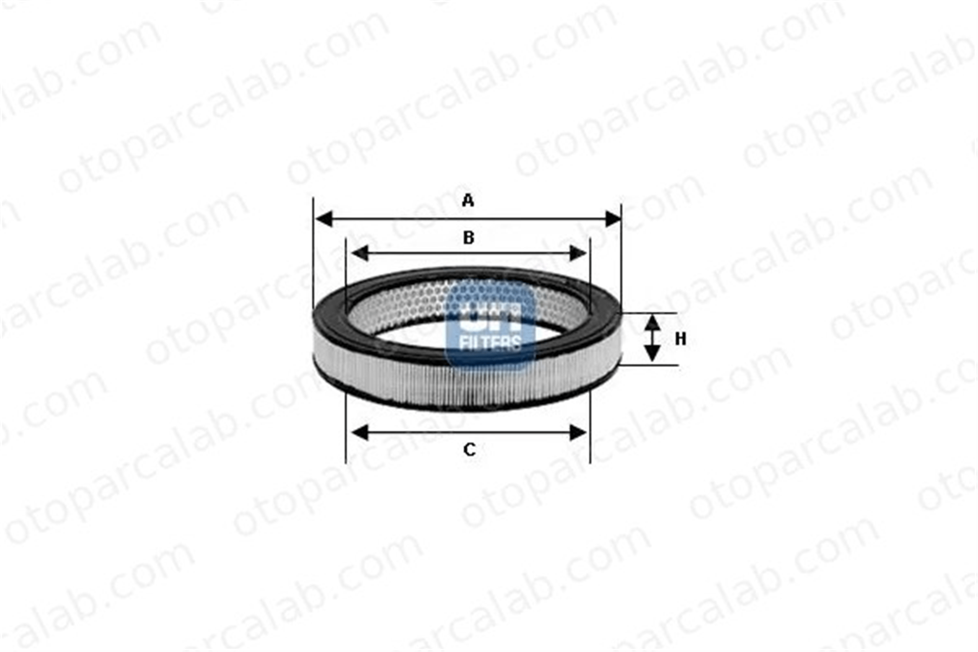 UFI 30.978.01 Hava Filtresi OPEL OMEGA A OMEGA A Station wagon 25062057 25062074