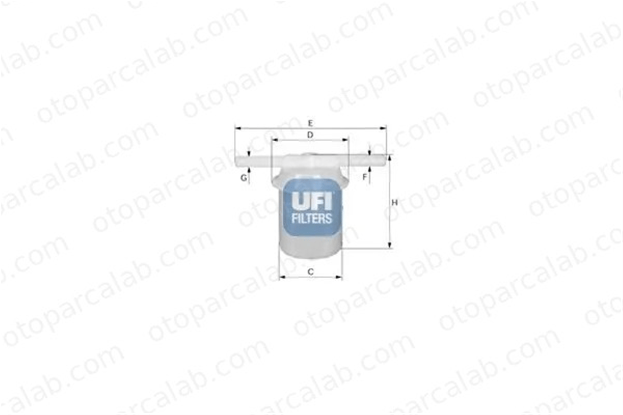 UFI 31.005.00 Yakıt Filtresi TOYOTA CARINA I CELICA Coupe 3100500 2330025020