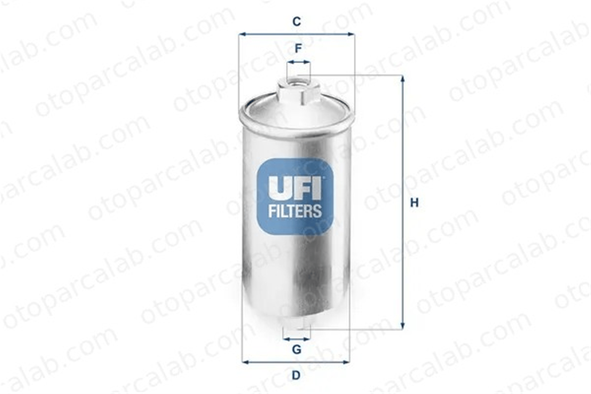 UFI 31.504.00 Yakıt Filtresi FIAT TIPO LANCIA DEDRA 3150400 156775