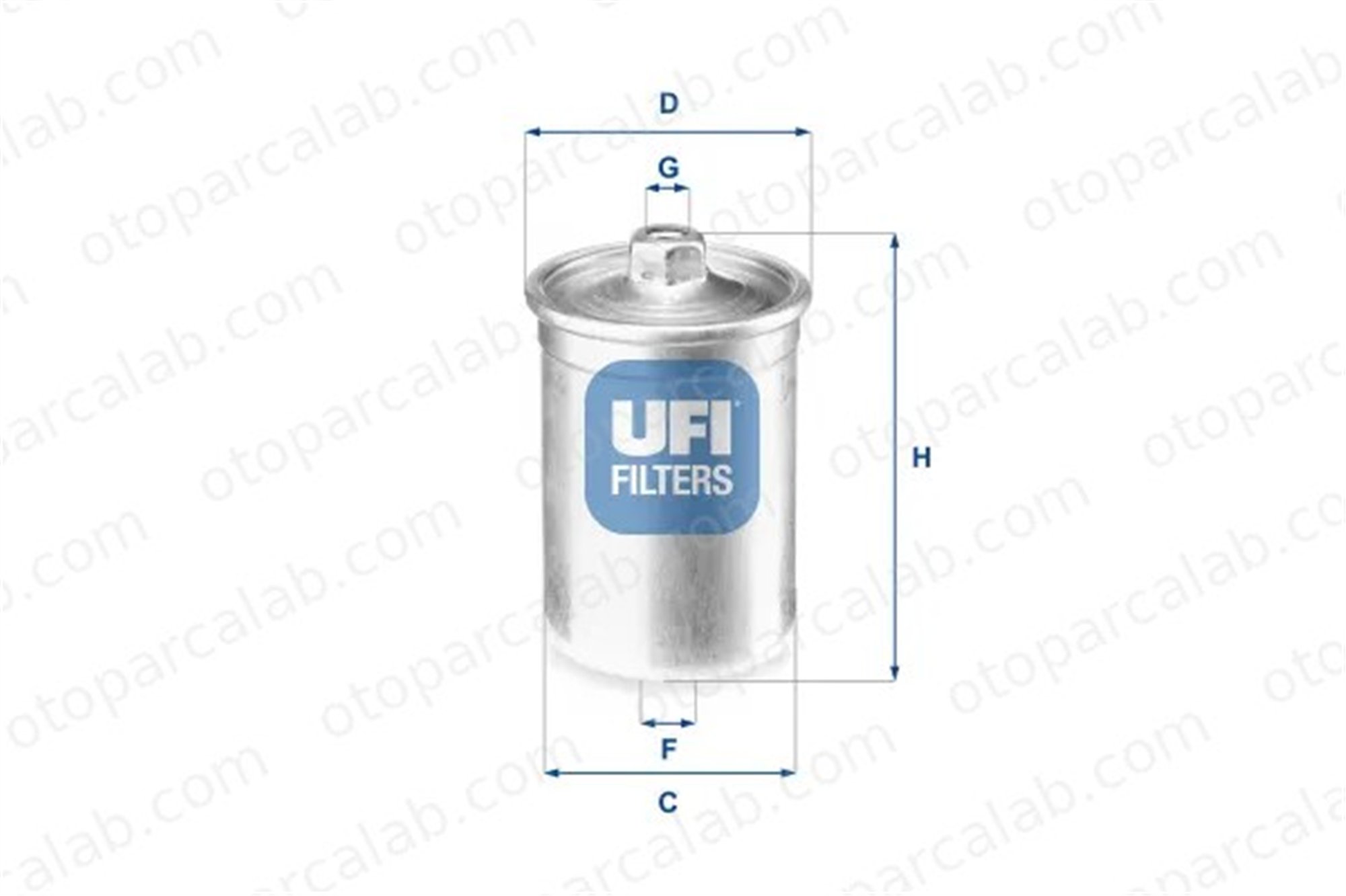UFI 31.506.00 Yakıt Filtresi ALFA ROMEO 164 VOLVO 440 3150600 60506968