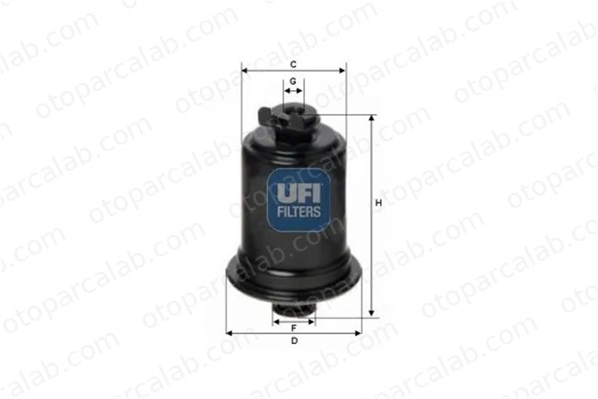 UFI 31.558.00 Yakıt Filtresi TOYOTA CARINA E VI CARINA E VI Sedan 3155800 25175553