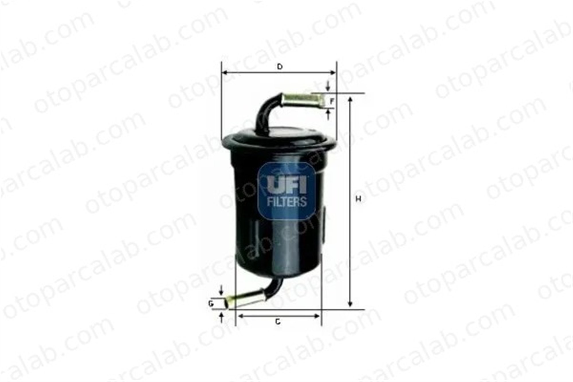 UFI 31.715.00 Yakıt Filtresi PROTON PERSONA 300 MAZDA 626 V Hatchback 3171500 FP3413480