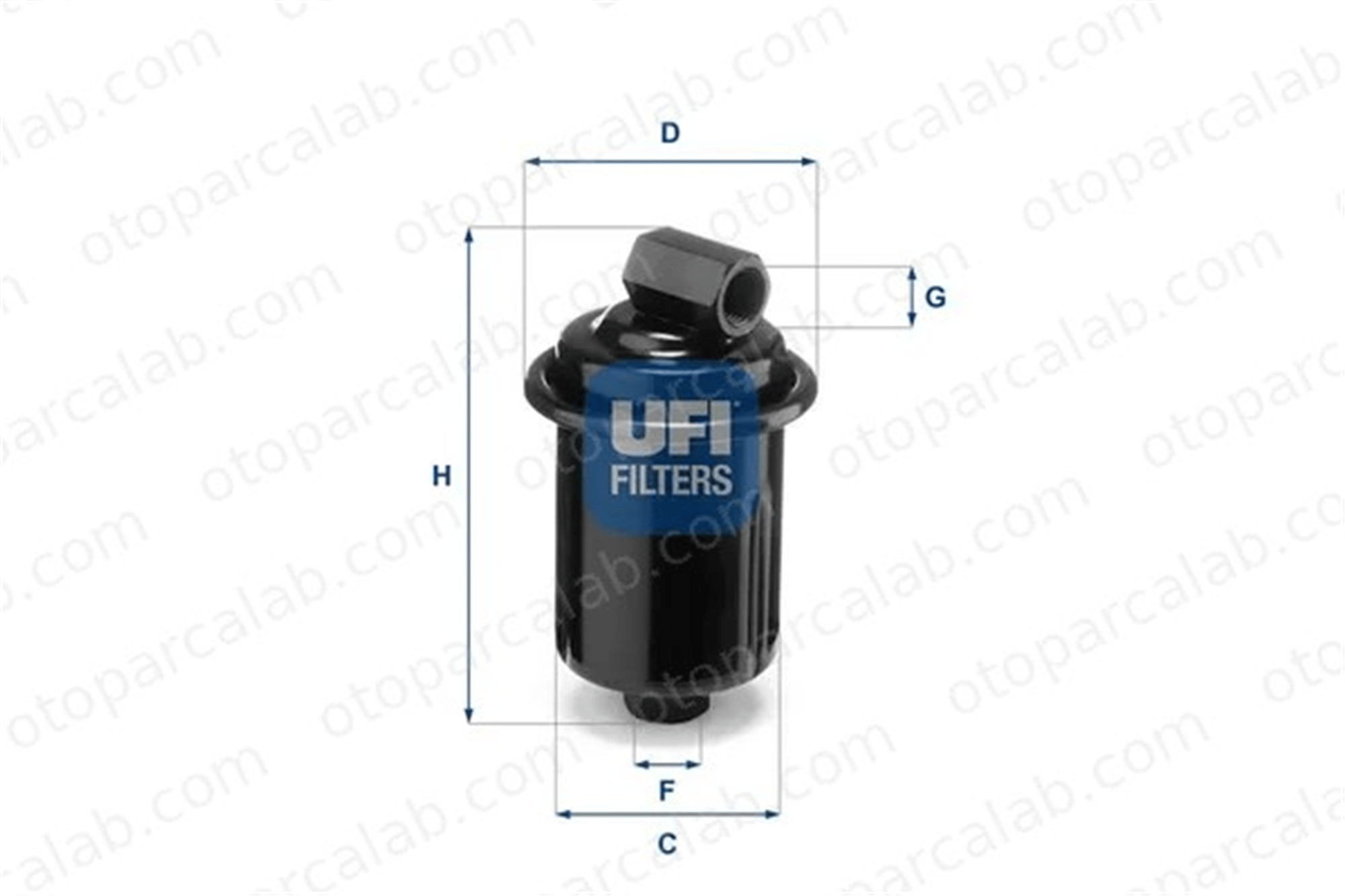 UFI 31.749.00 Yakıt Filtresi HYUNDAI ATOS 3174900 3191102100