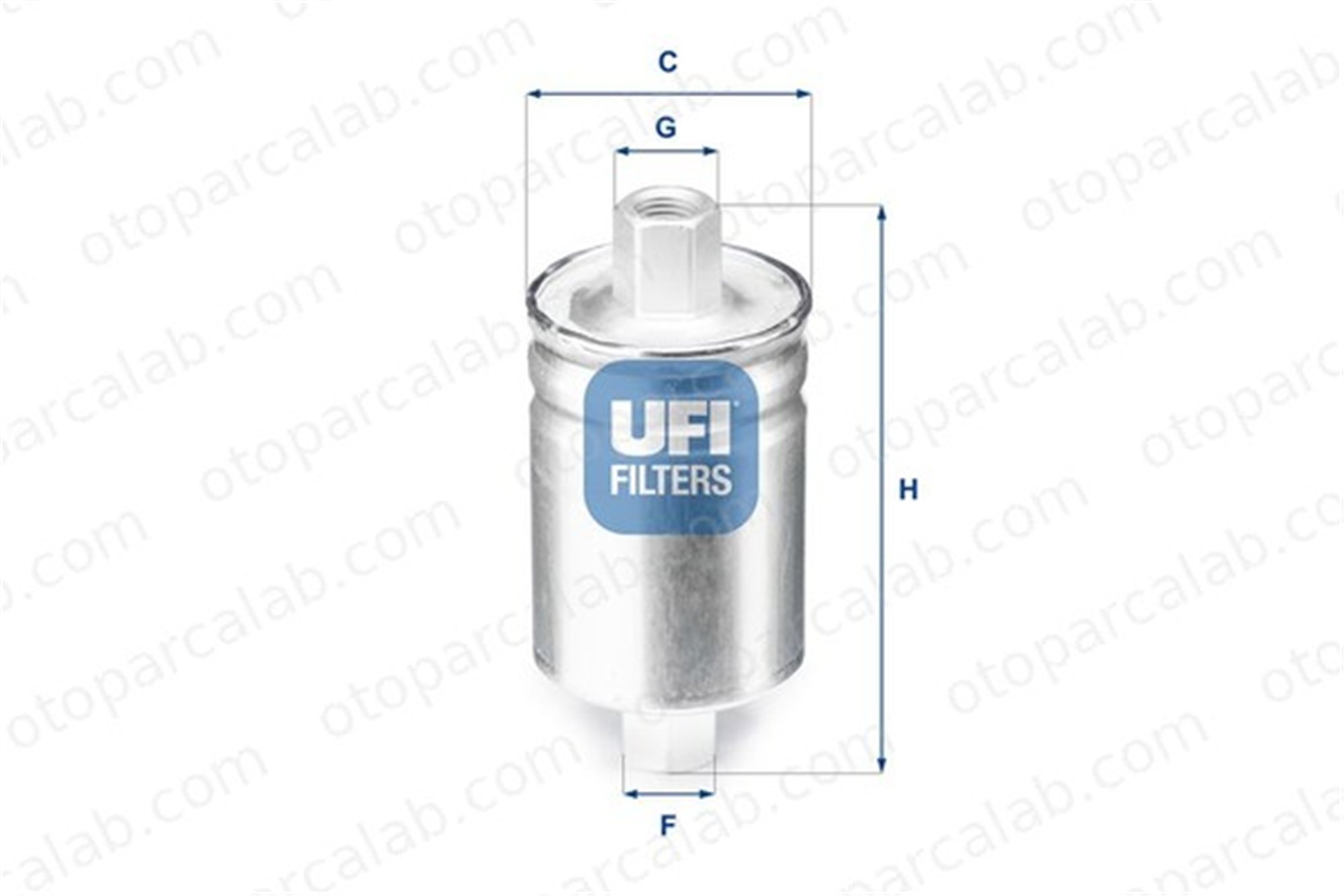 UFI 31.750.00 Yakıt Filtresi ROVER 25 I Hatchback 400 II 3175000 4801358
