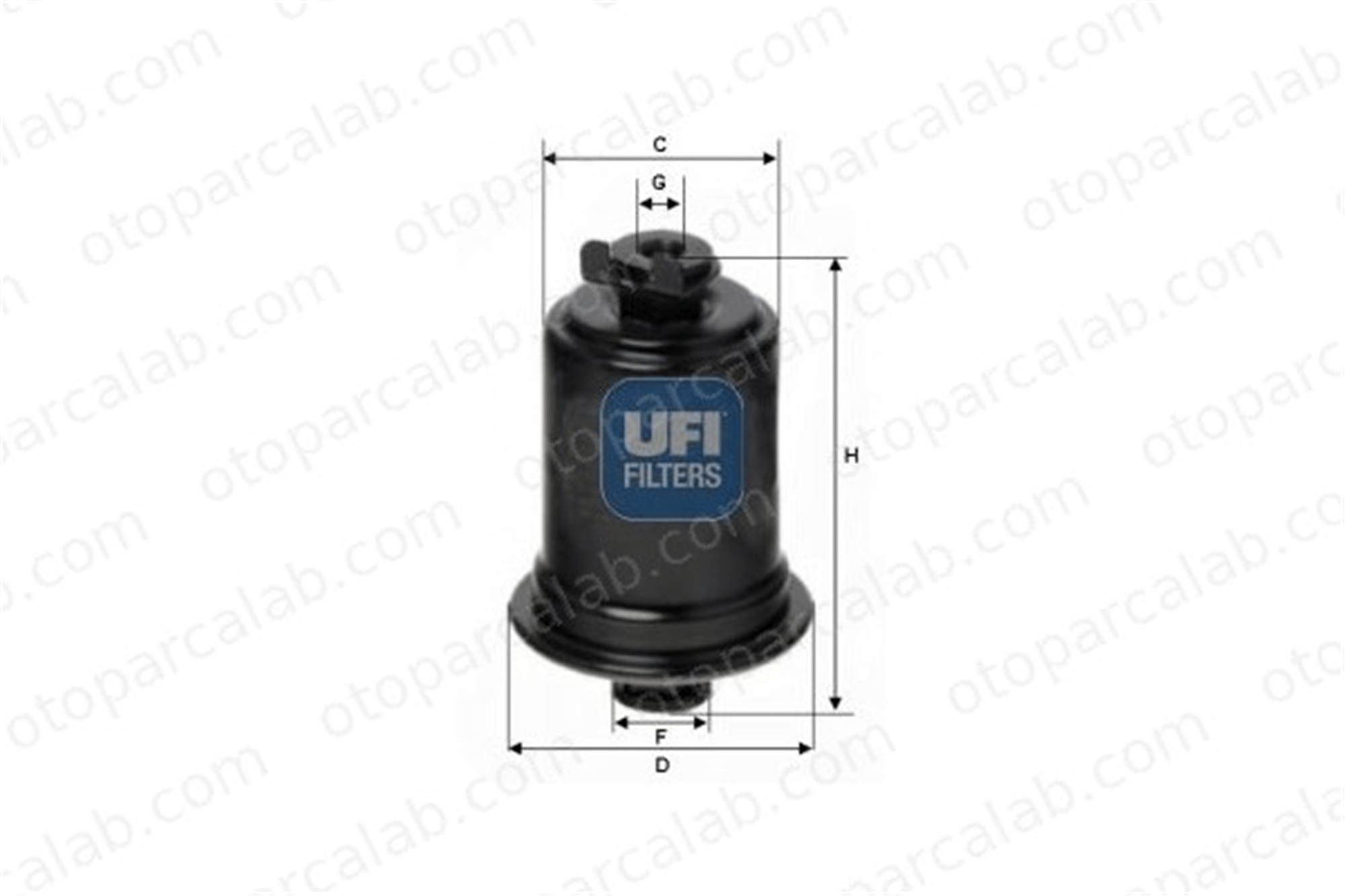 UFI 31.775.00 Yakıt Filtresi DAIHATSU CHARADE III PROTON PERSONA 400 Hatchback 3177500 2330016320