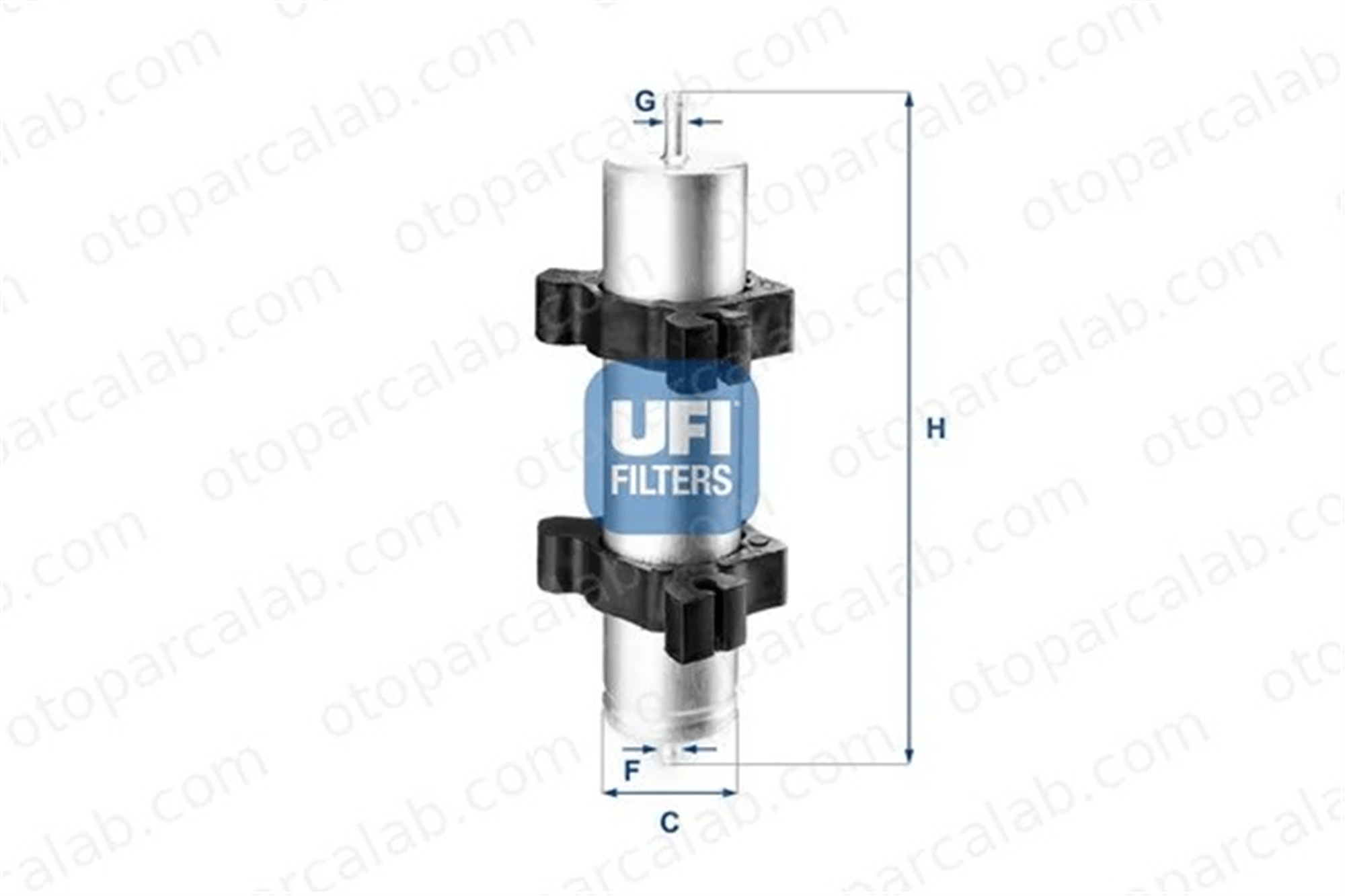 UFI 31.824.00 Yakıt Filtresi BMW 3 3 Touring 13327794549 13327787476