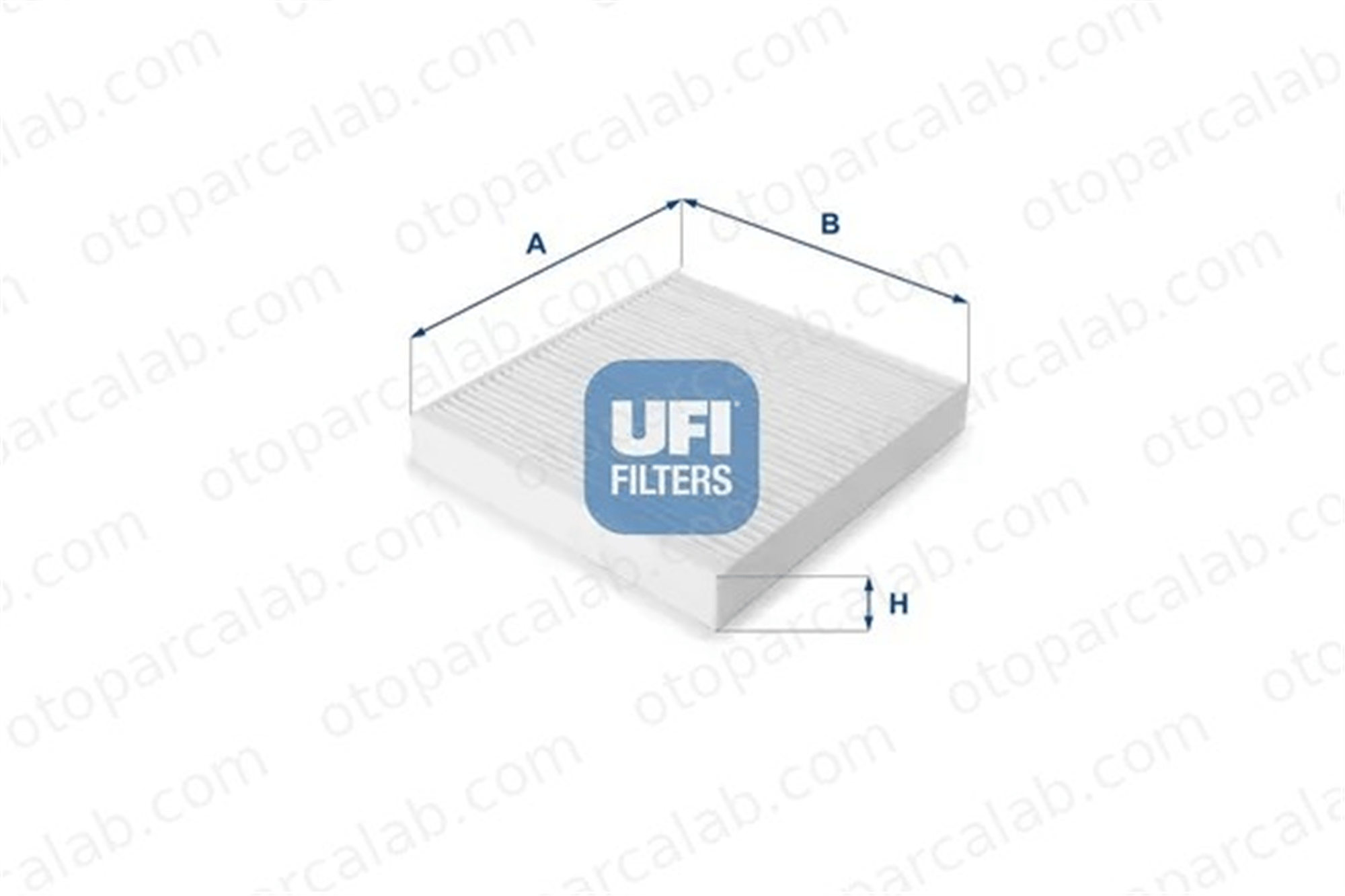 UFI 53.218.00 Polen Filtresi MITSUBISHI LANCER VIII ASX 6447ZY 6479E9
