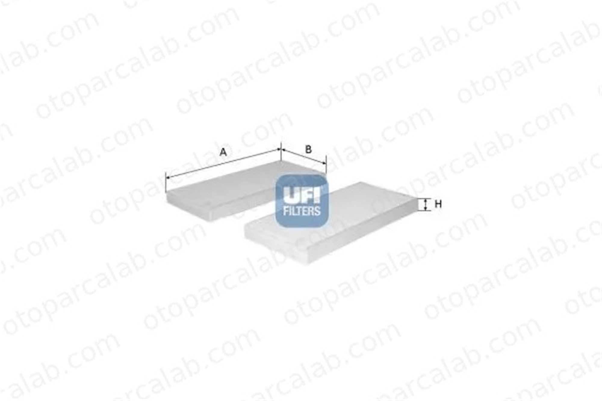 UFI 53.239.00 Polen Filtresi DODGE NITRO JEEP CHEROKEE 68033193AA K68033193AA