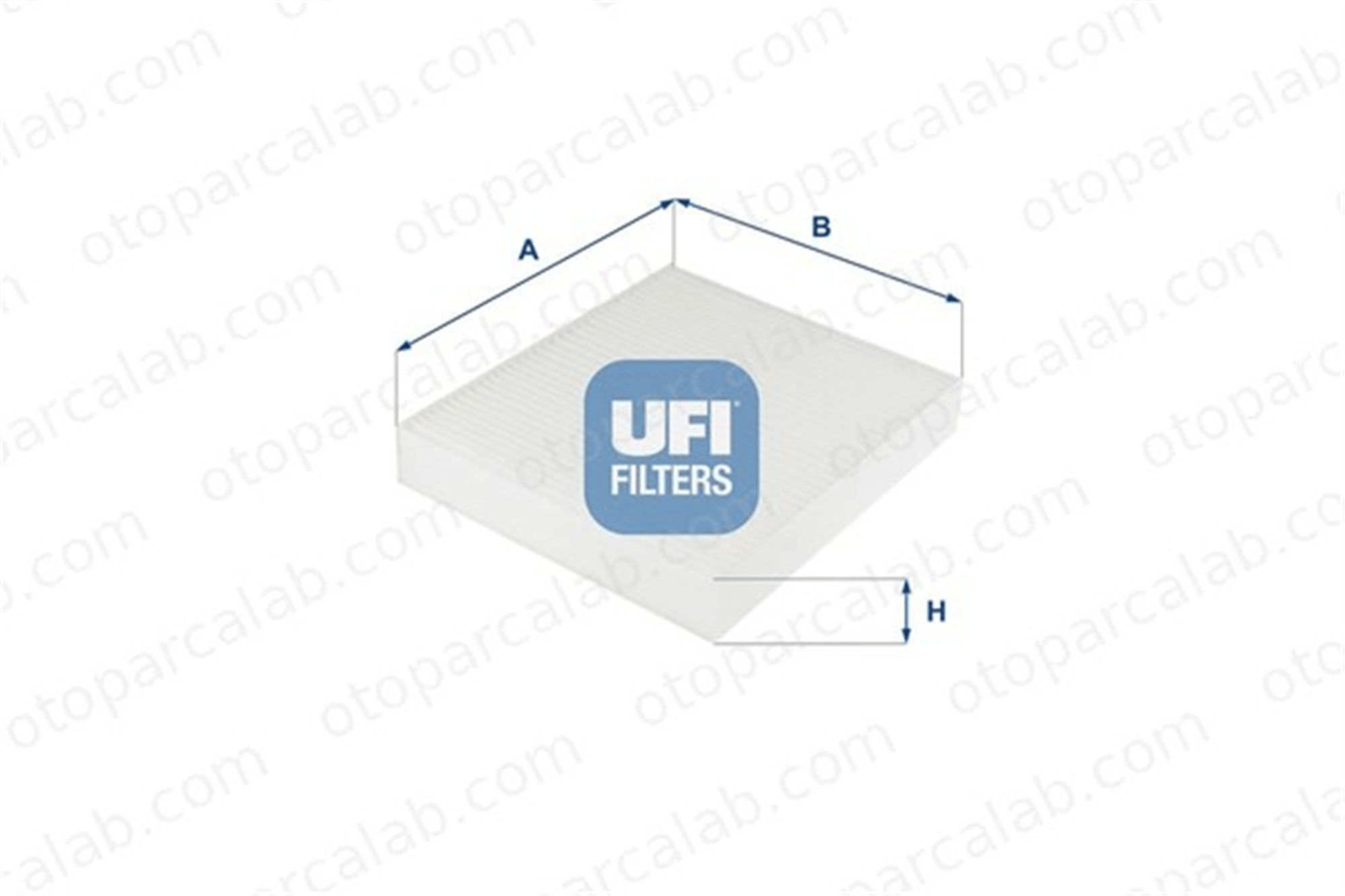 UFI 53.254.00 Polen Filtresi OPEL MOKKA / MOKKA X CHEVROLET CRUZE 13271190 332766591