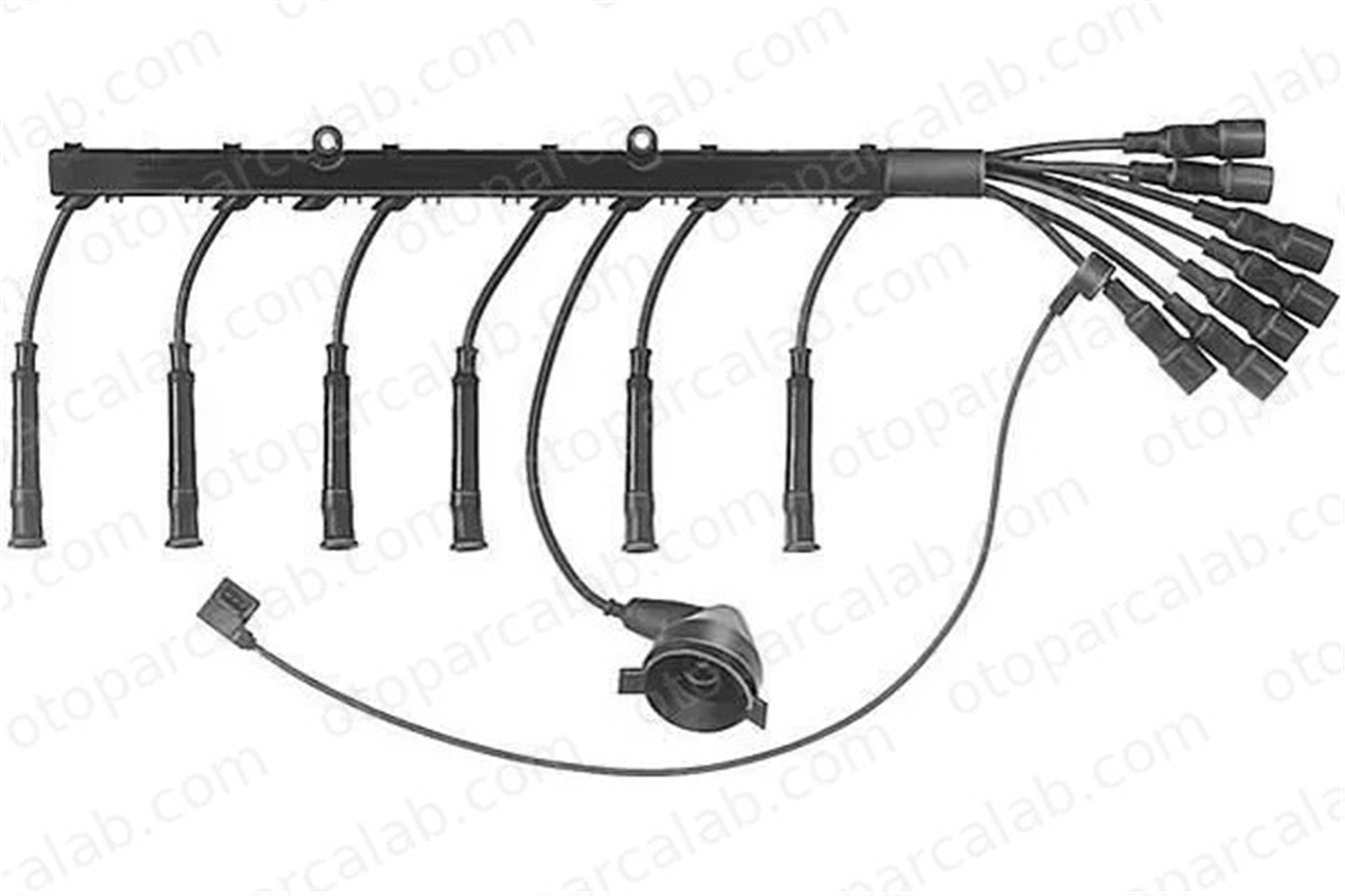 UNUVAR 4510 Buji Kablosu ÜNÜVAR 4510 BMW 3 3 Cabrio 12121714154 12121710664