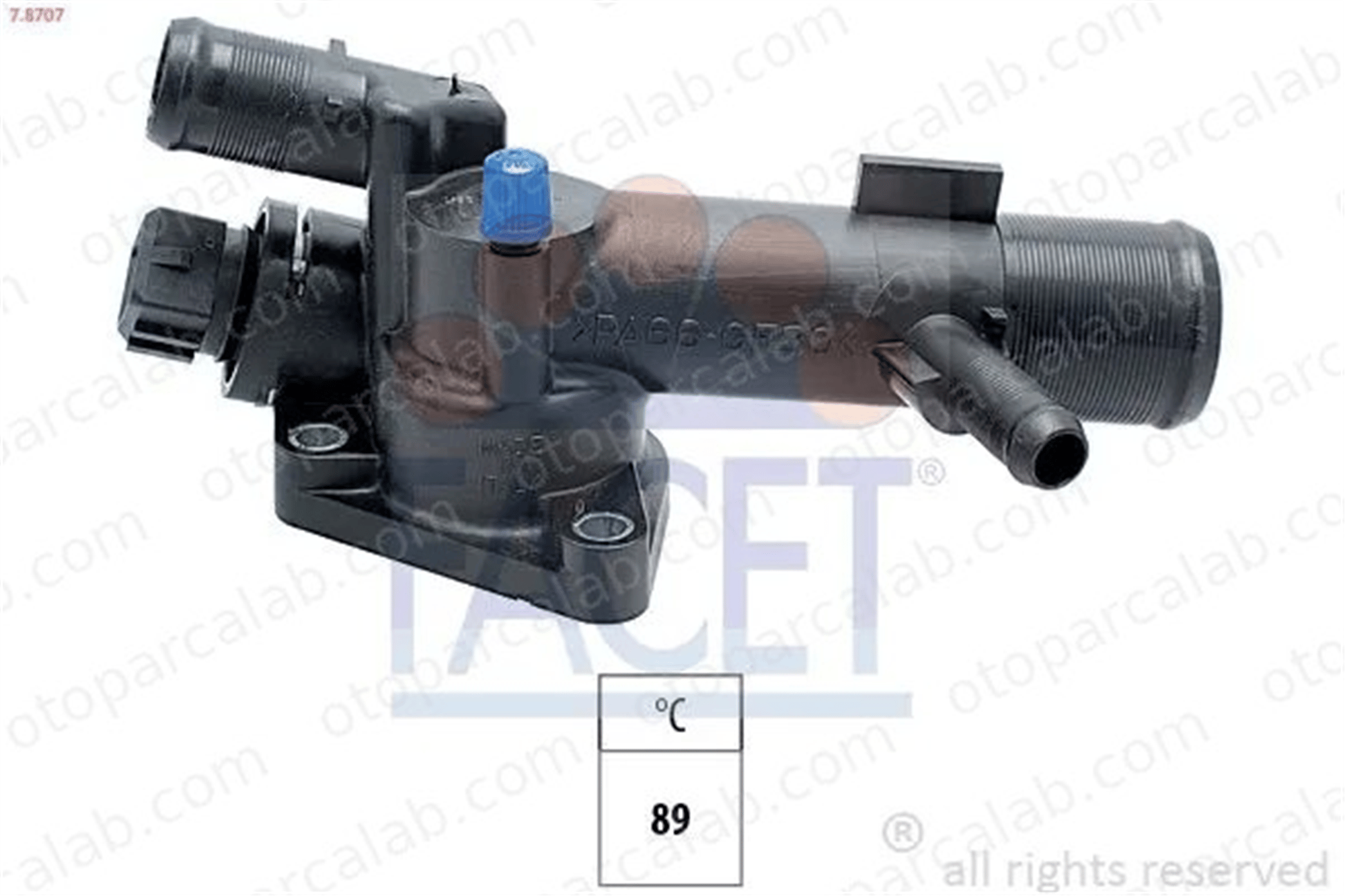 UNUVAR 9147-2 Termostat ÜNÜVAR 9147-2 RENAULT CLIO II KANGOO 8200244402 8200039885