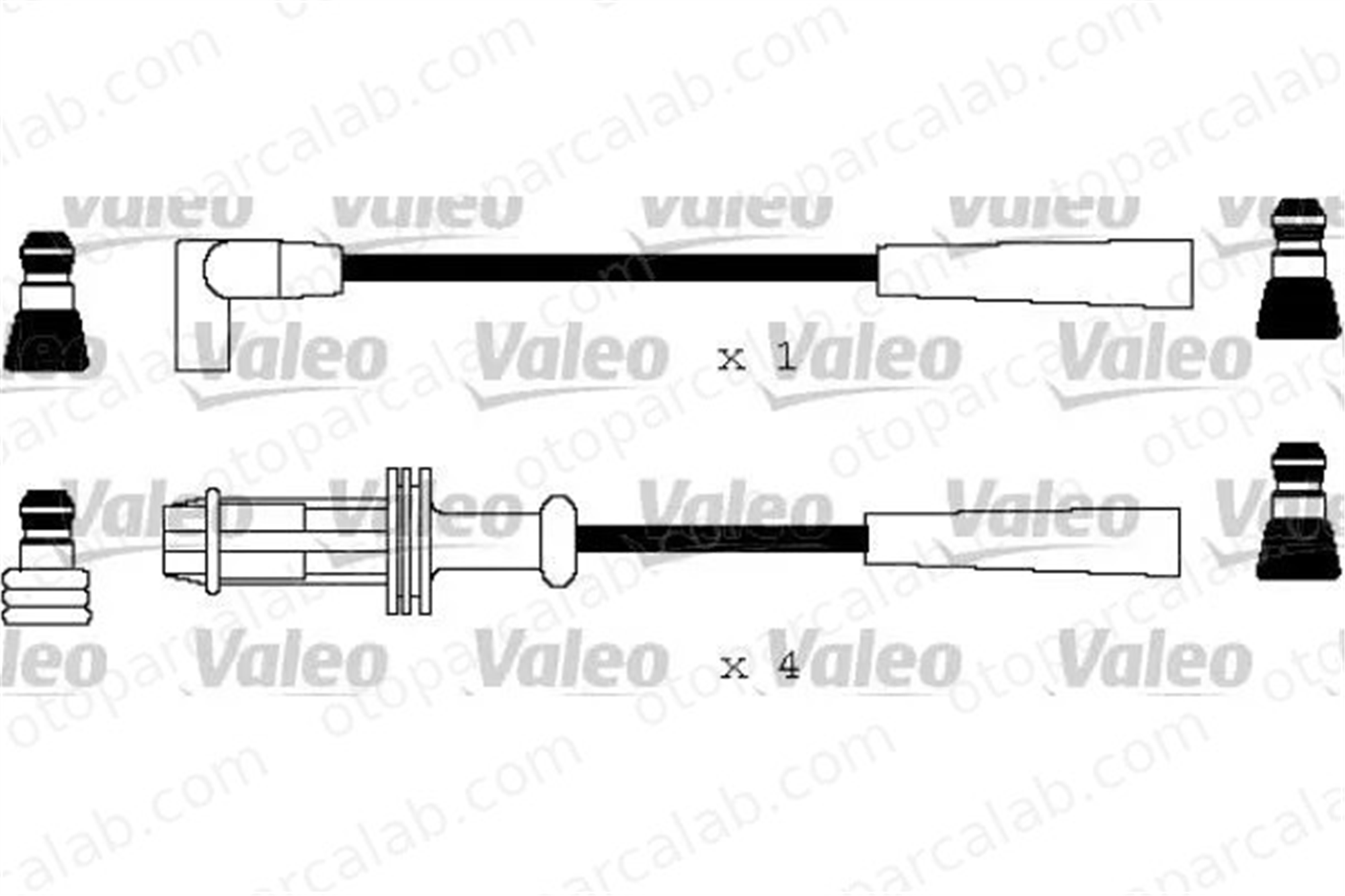 VALEO 346135 Buji Kablosu CITROËN AX PEUGEOT 205 II 5967N9 5967K6