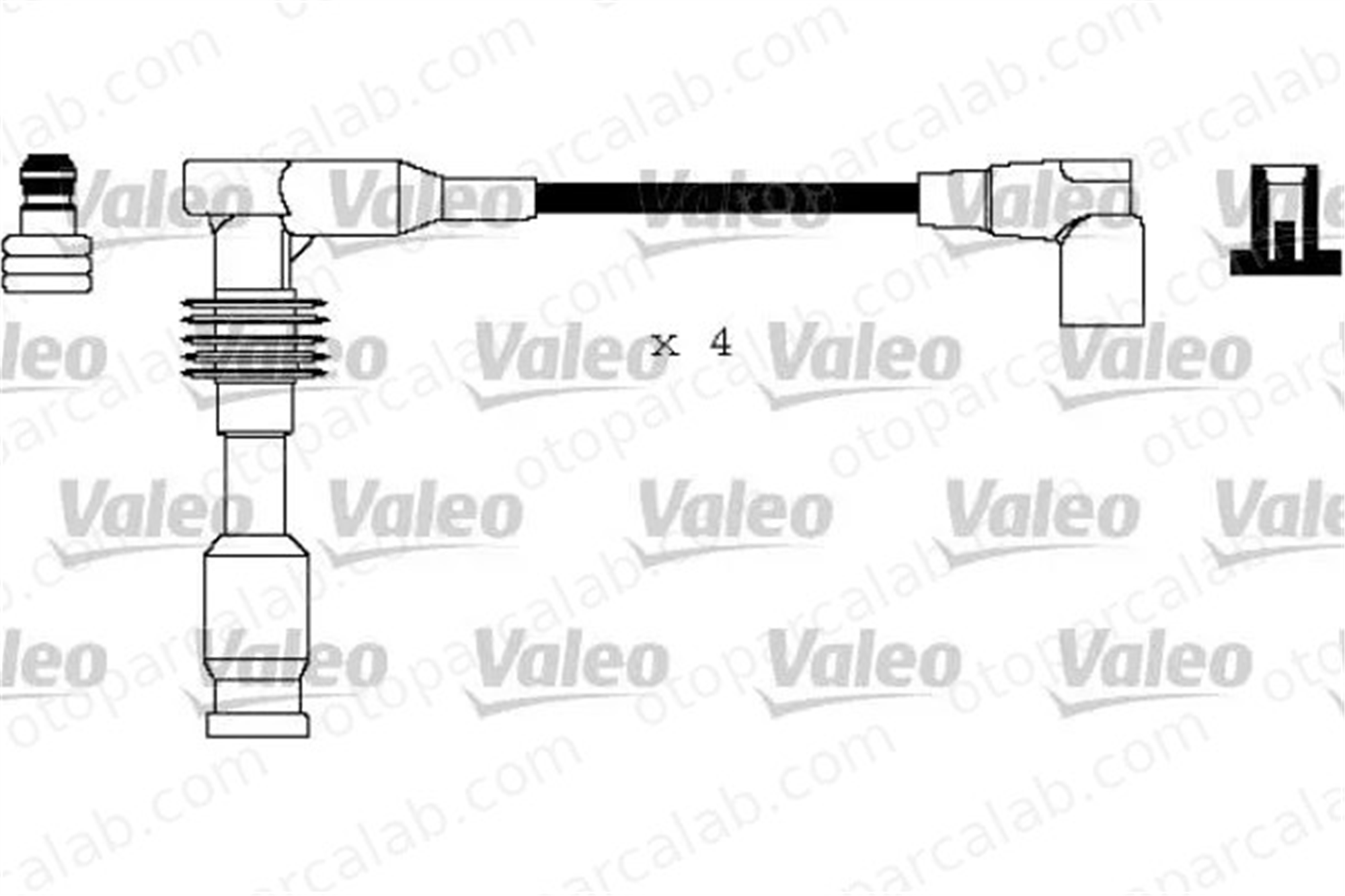 VALEO 346139 Buji Kablosu OPEL VECTRA A Hatchback VECTRA A 346139 1612552