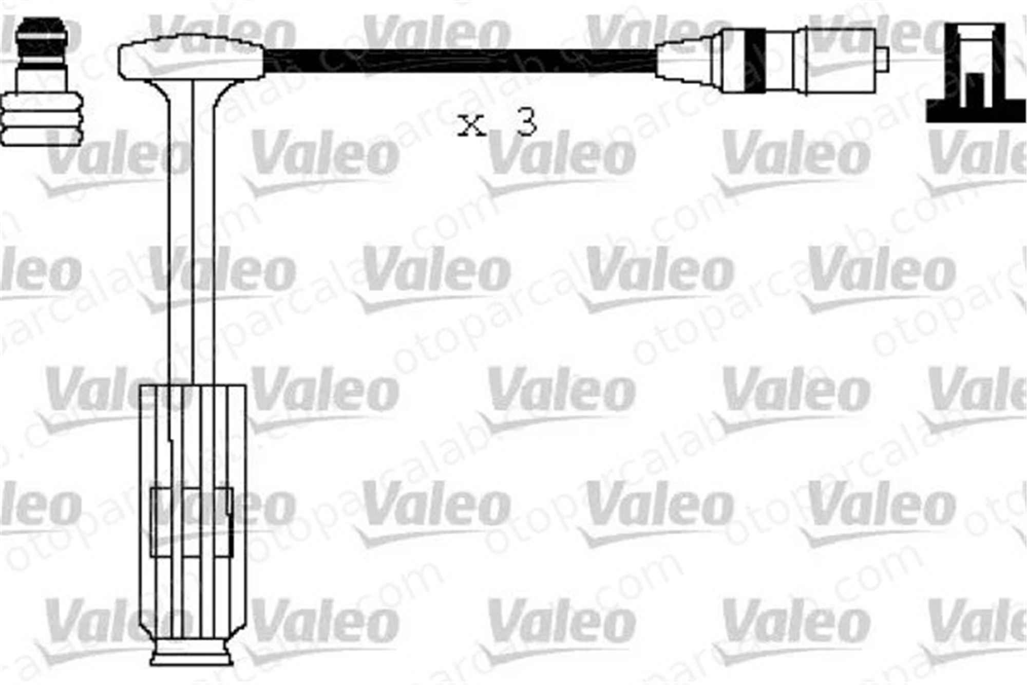 VALEO 346146 Buji Kablosu MERCEDES-BENZ E-SERISI T-Model SSANGYONG KORANDO 346146