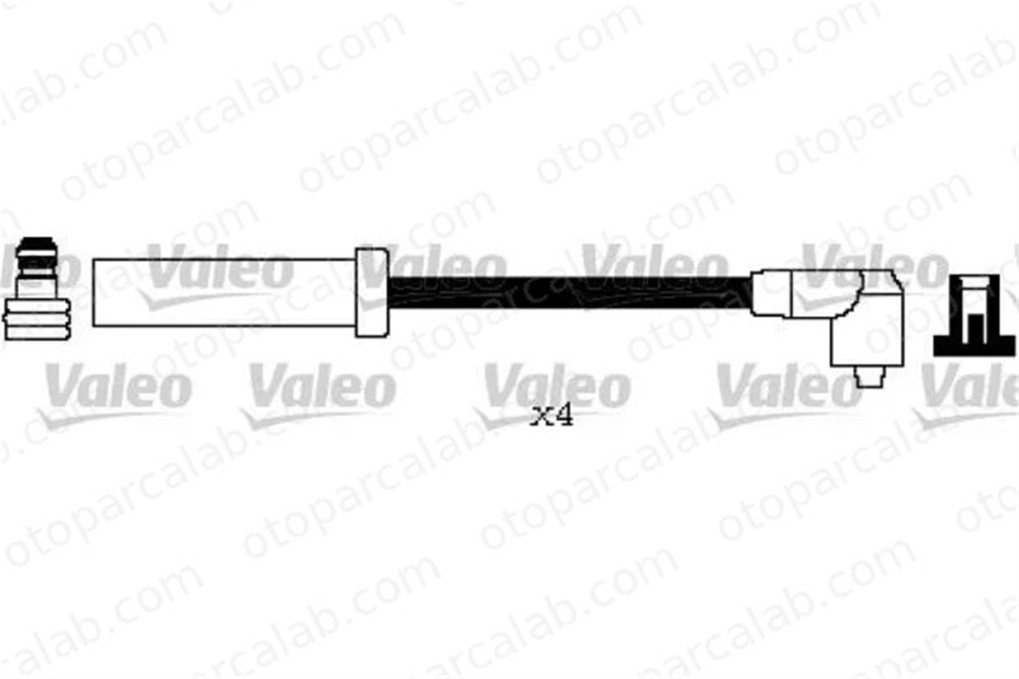 VALEO 346166 Buji Kablosu CITROËN XM XM Break 5967L1 5967L6
