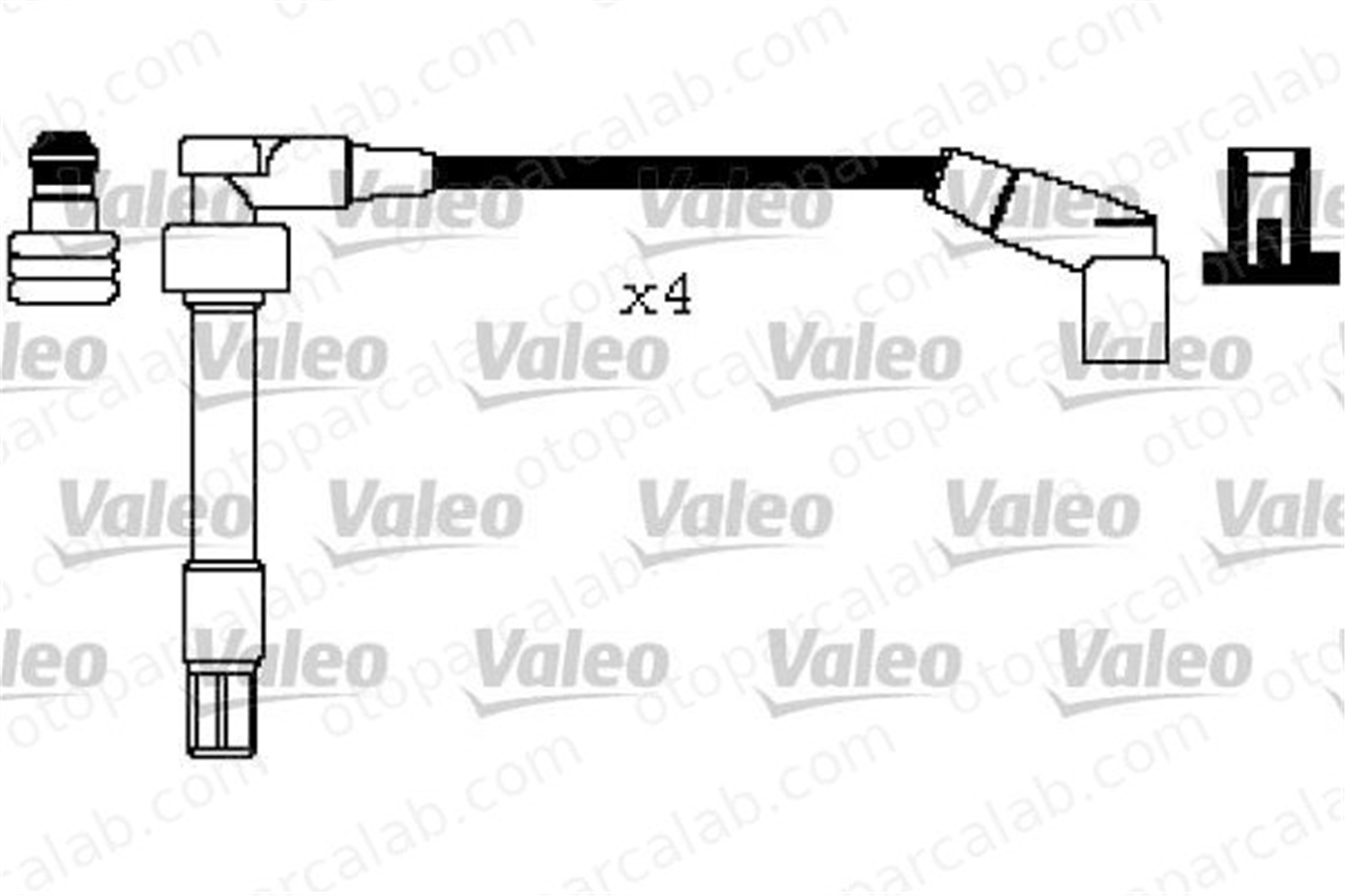 VALEO 346174 Buji Kablosu BMW 3 3 Coupe 12121247512 12121247513