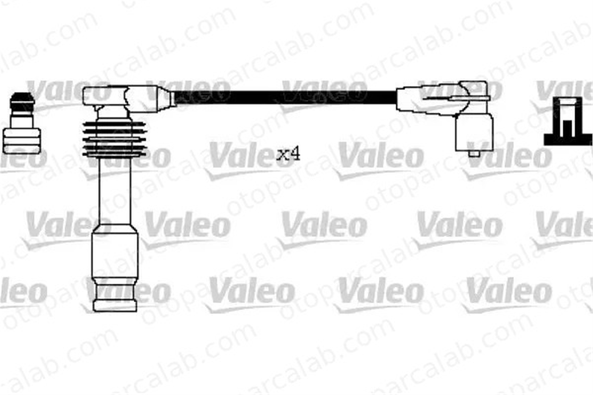 VALEO 346292 Buji Kablosu OPEL TIGRA ZAFIRA A MPV 1282146 90580760