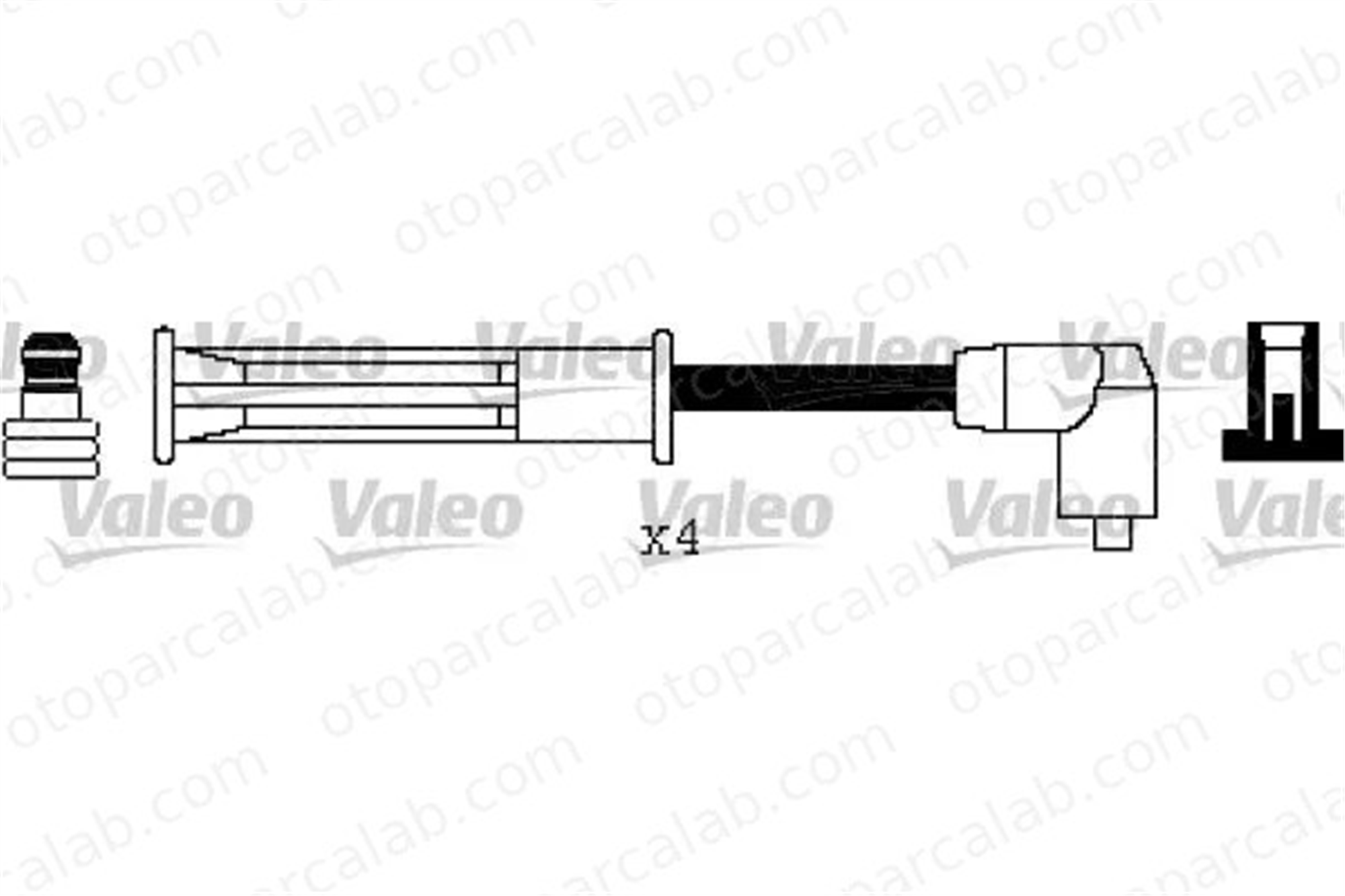 VALEO 346313 Buji Kablosu RENAULT CLIO I CLIO II 7700107662 7700874109