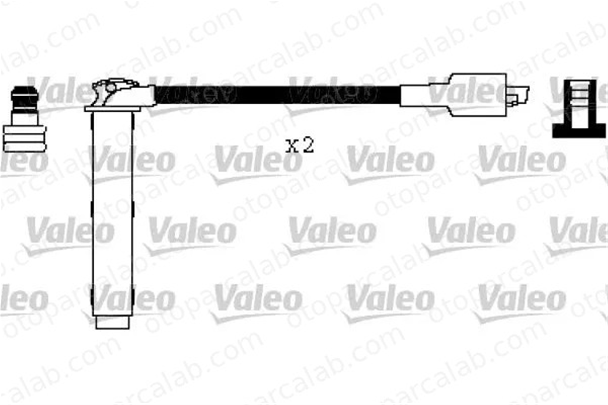 VALEO 346337 Buji Kablosu MG MGF MG TF NGC000030 NGC104170L