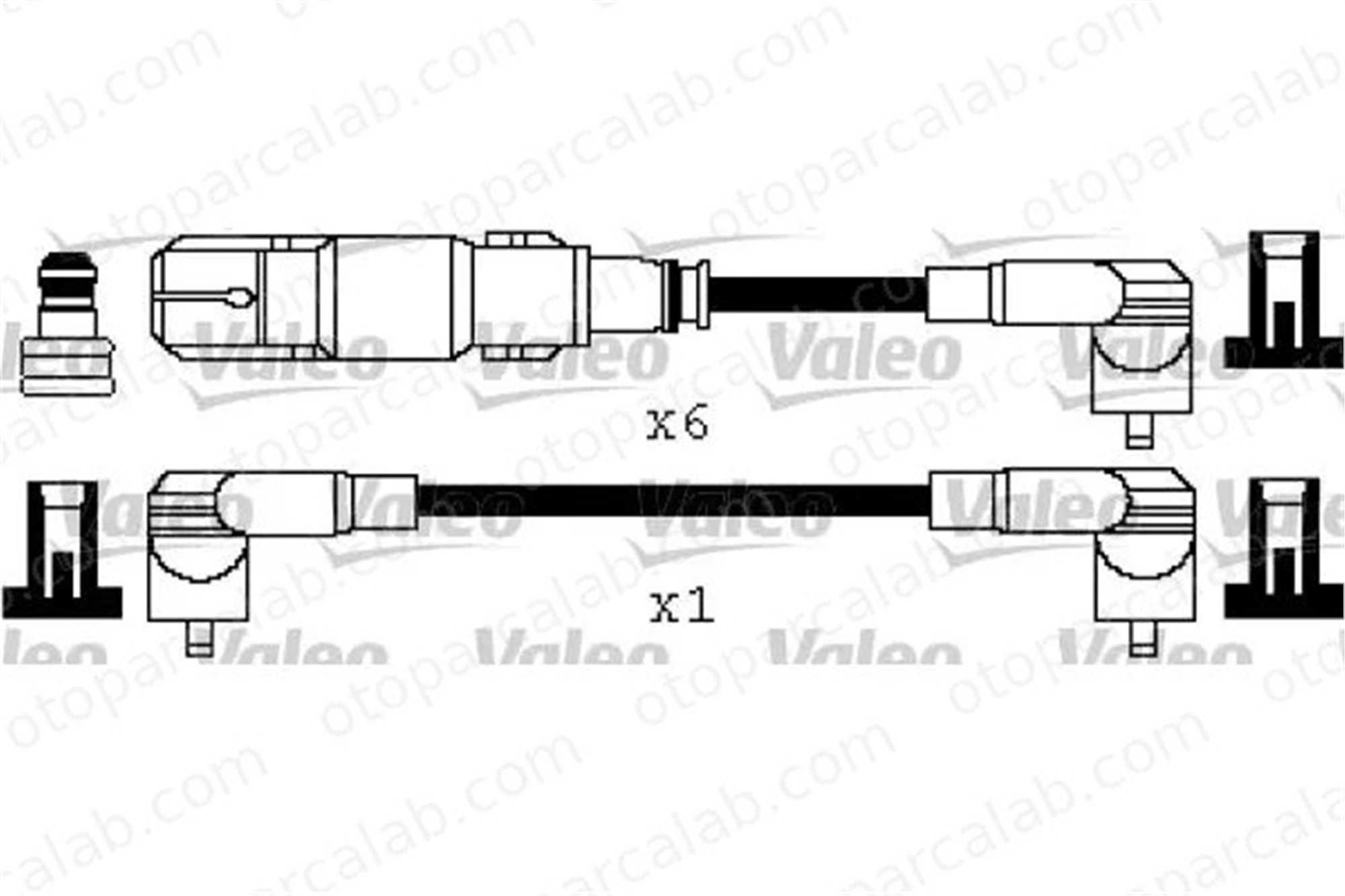 VALEO 346369 Buji Kablosu FORD GALAXY I VW GOLF III 21905409 021905409