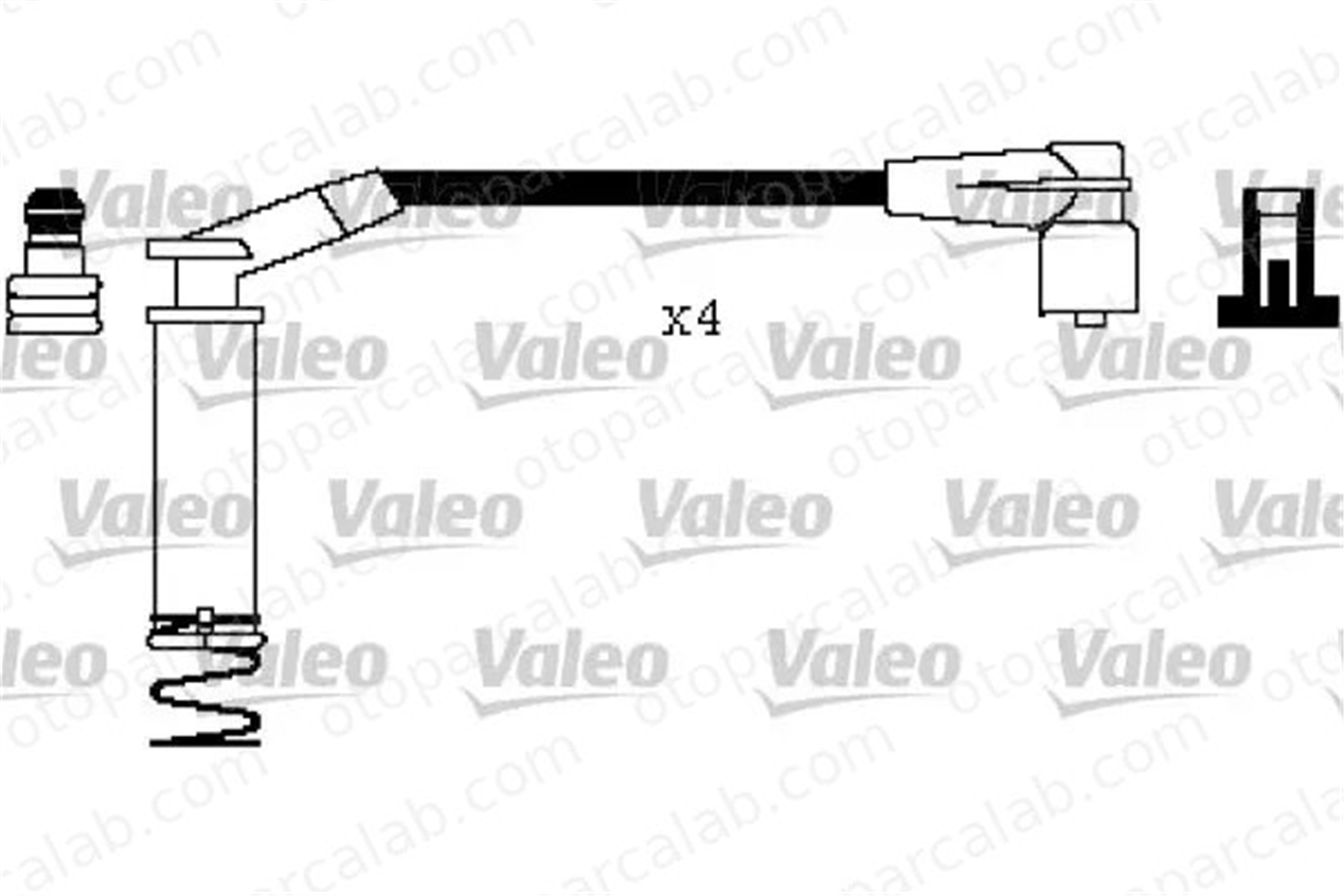VALEO 346405 Buji Kablosu OPEL ASTRA F ASTRA F Station wagon 346405 1282000