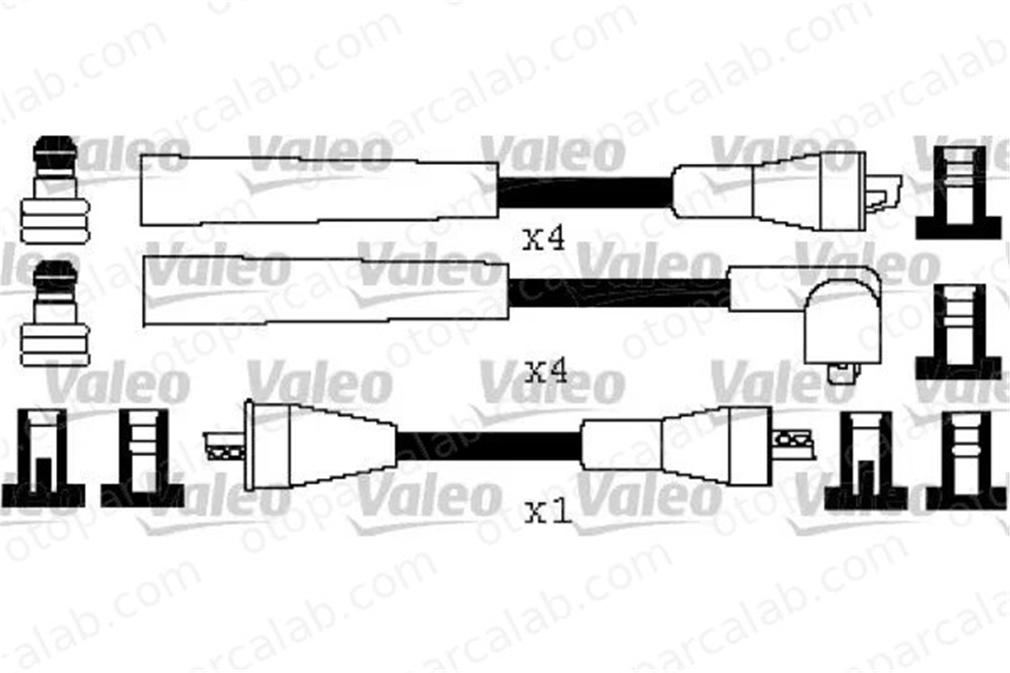 VALEO 346412 Buji Kablosu ROVER 2000-3500 2000-3500 Hatchback NGC500150 NGC500160