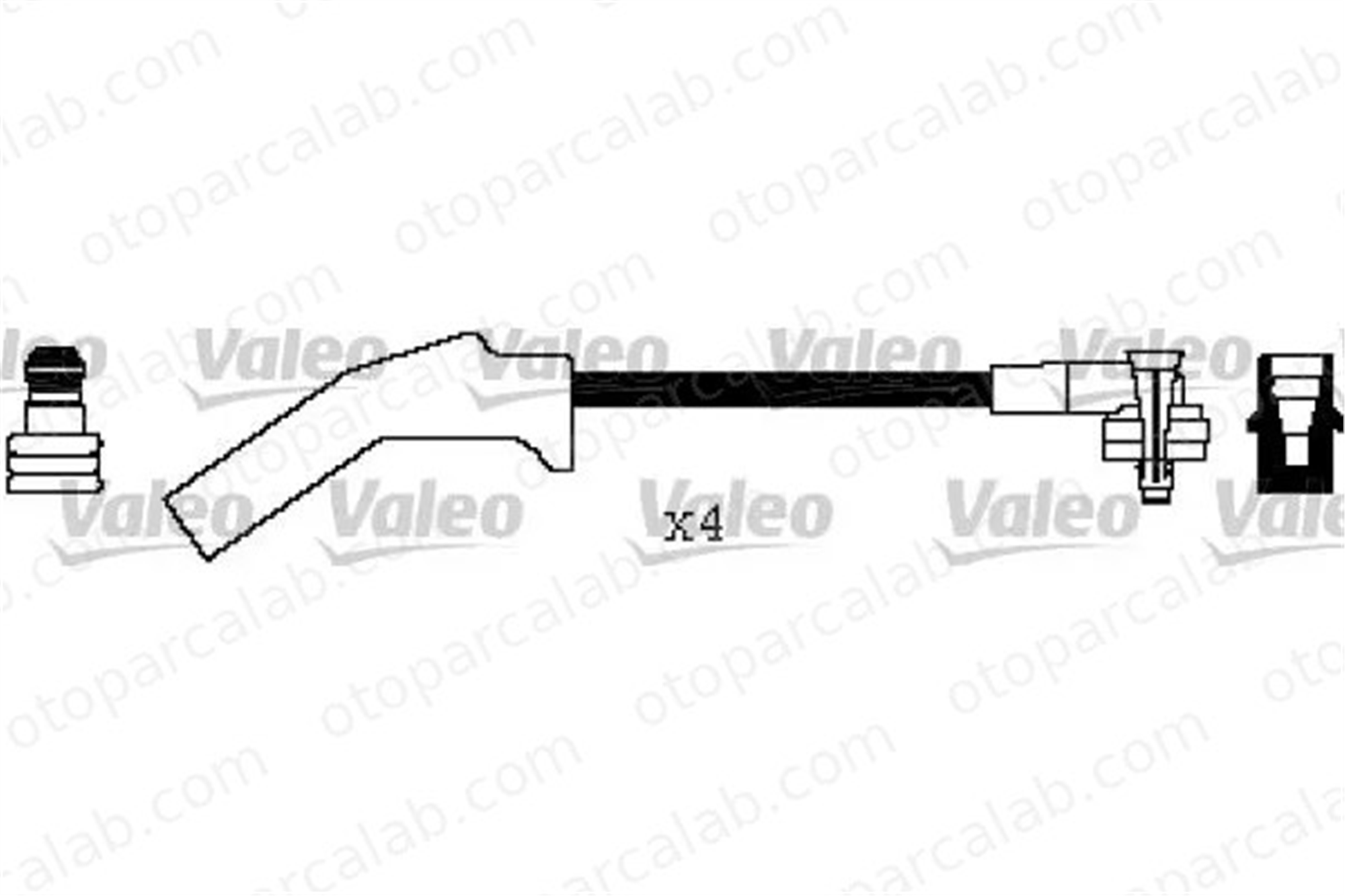 VALEO 346485 Buji Kablosu FORD FIESTA IV MAZDA 121 III 1018119 1018131