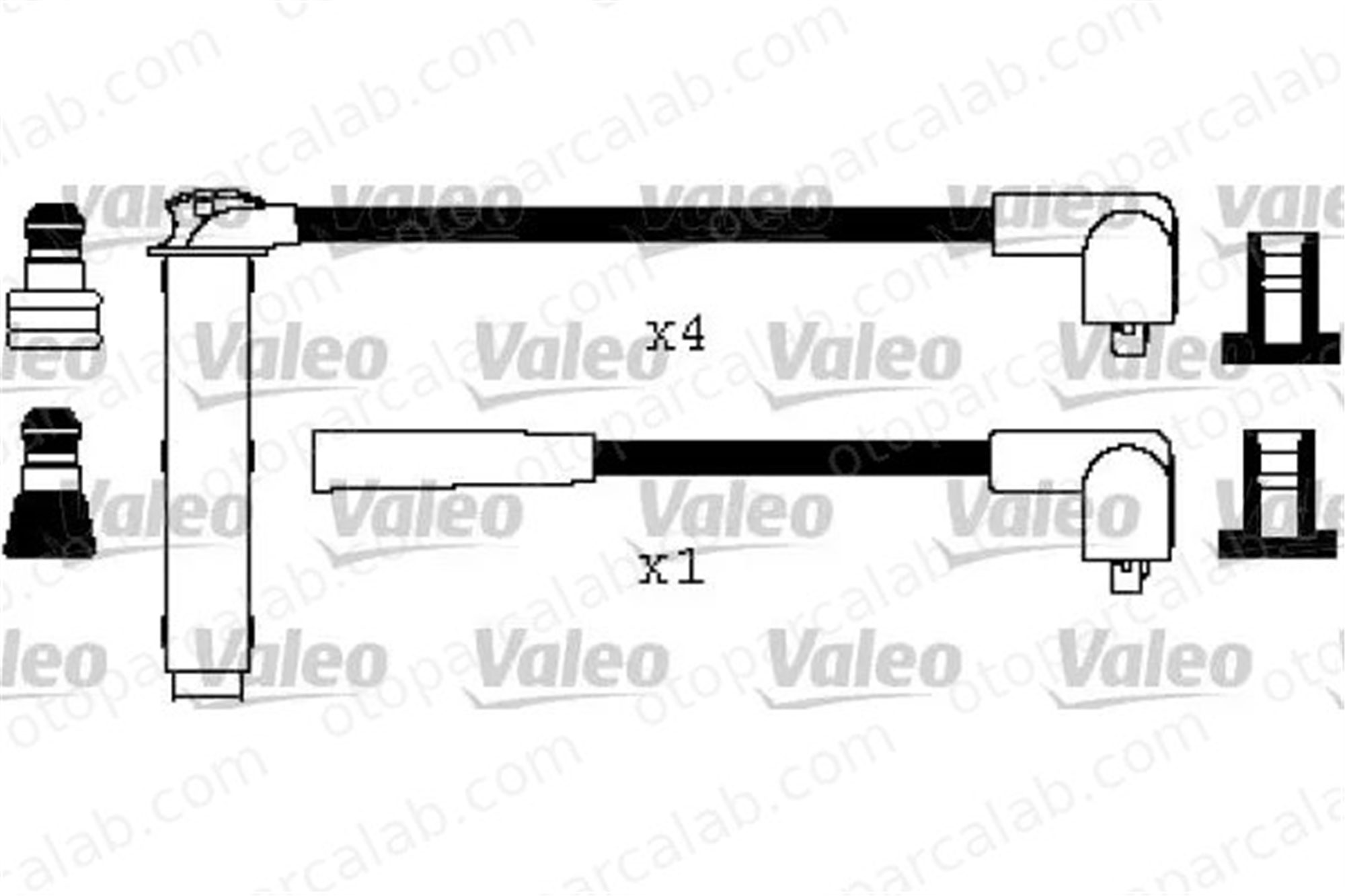 VALEO 346546 Buji Kablosu ROVER 400 II 400 II Hatchback 346546 GHT273