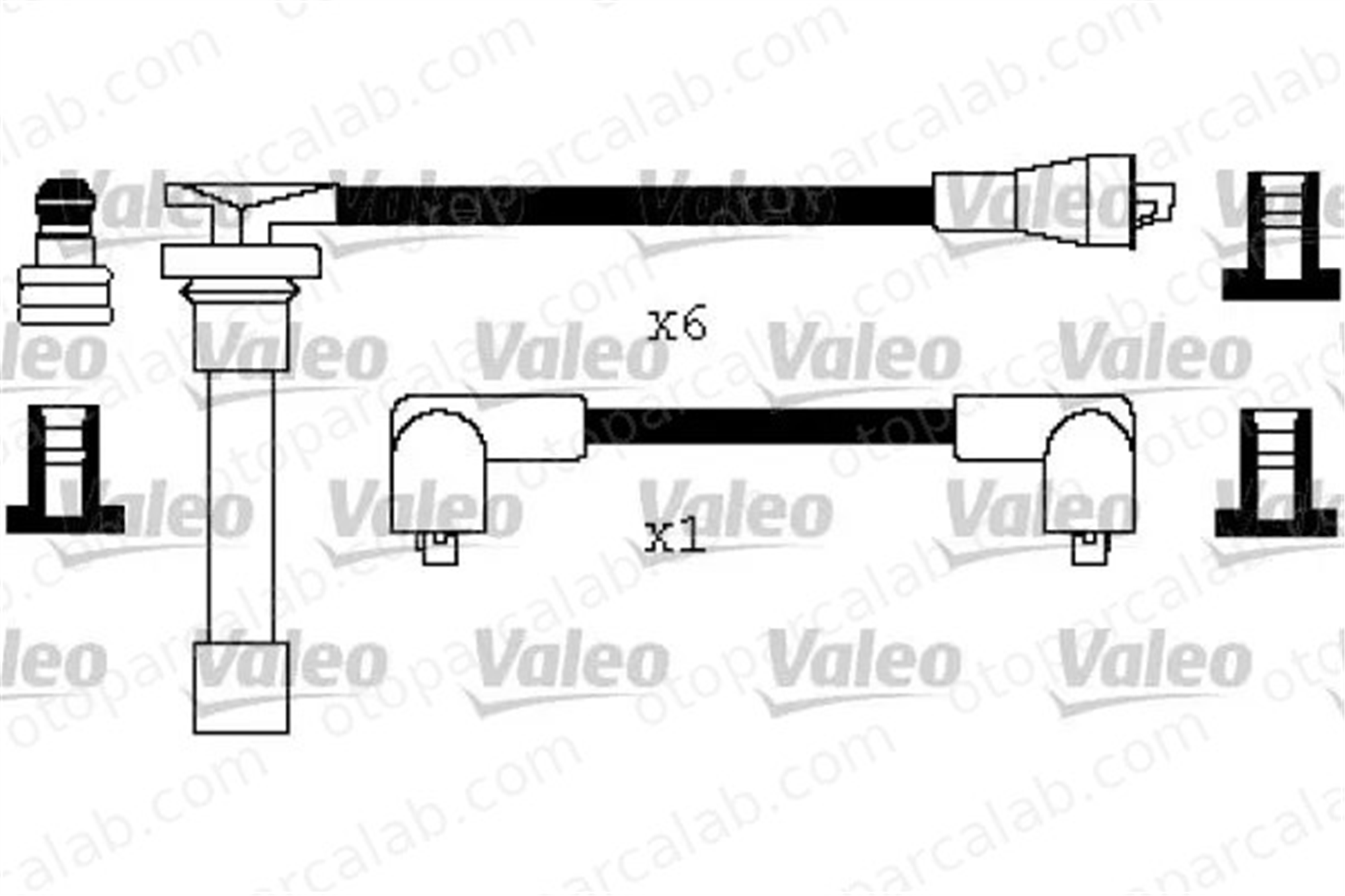 VALEO 346550 Buji Kablosu JAGUAR XJ XJ Coupe DAC7811