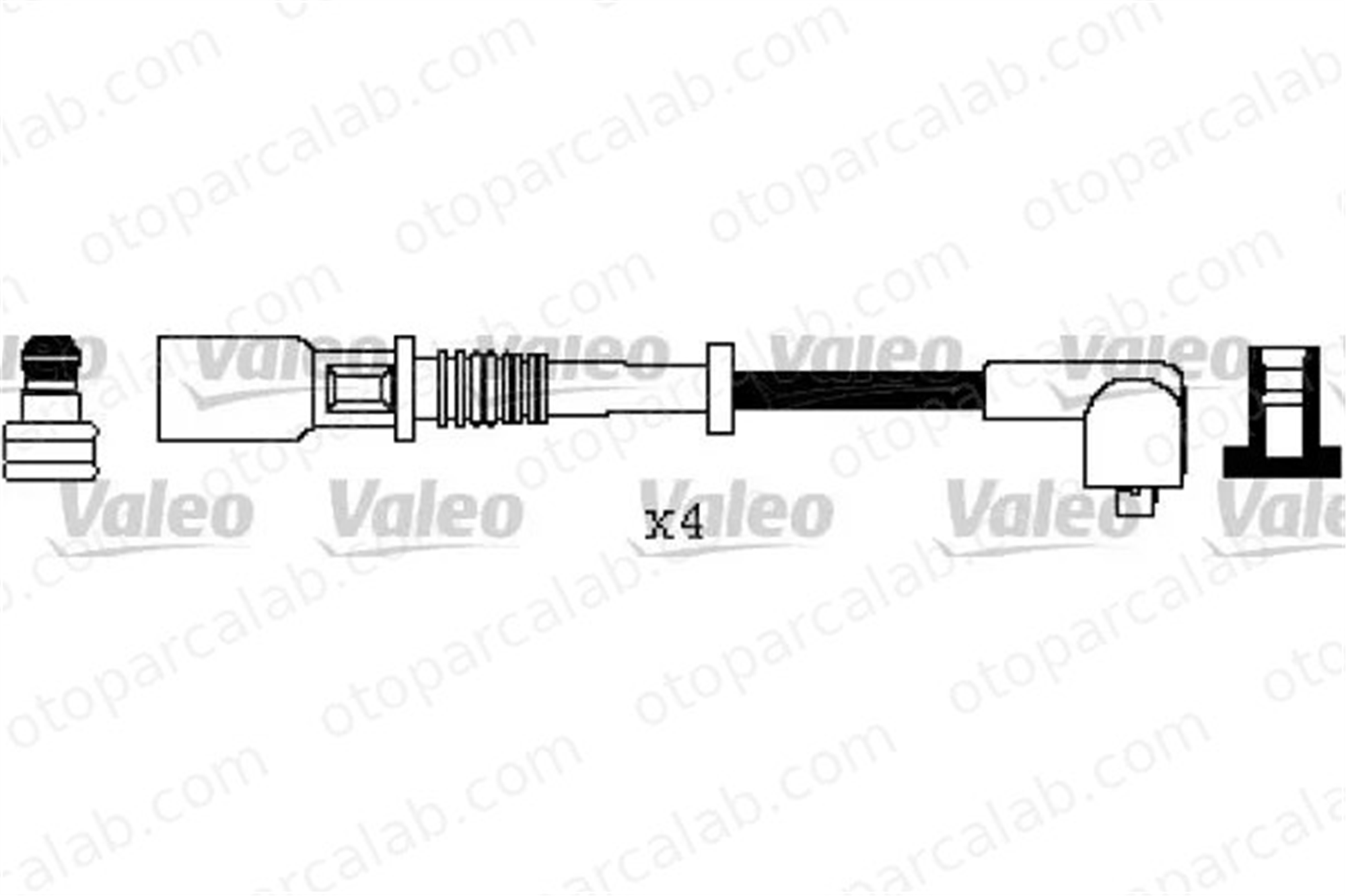 VALEO 346555 Buji Kablosu FIAT PANDA PUNTO Cabrio 346555 46419013