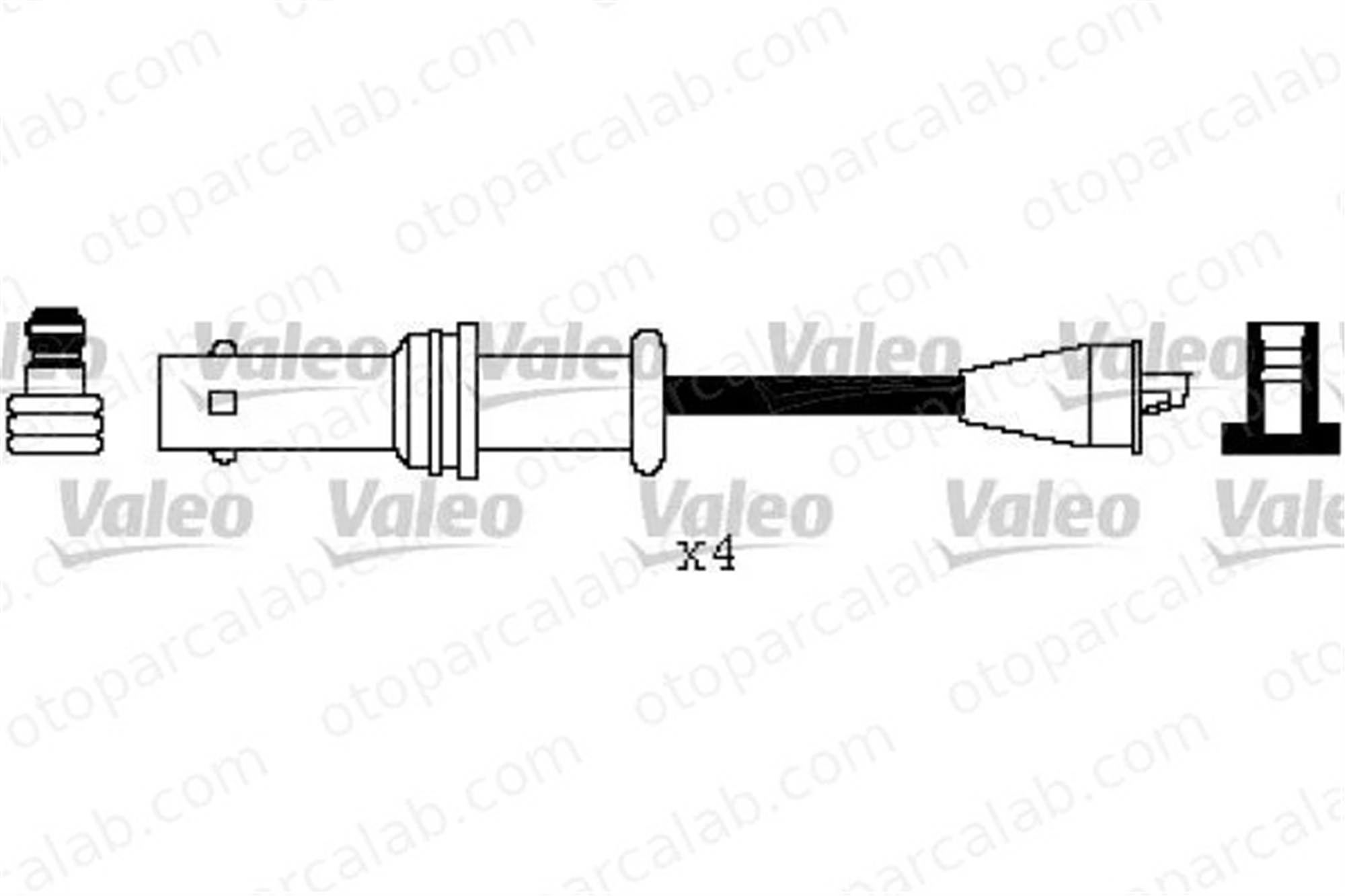 VALEO 346586 Buji Kablosu SUBARU IMPREZA Station wagon IMPREZA Sedan 346586 22451AA793