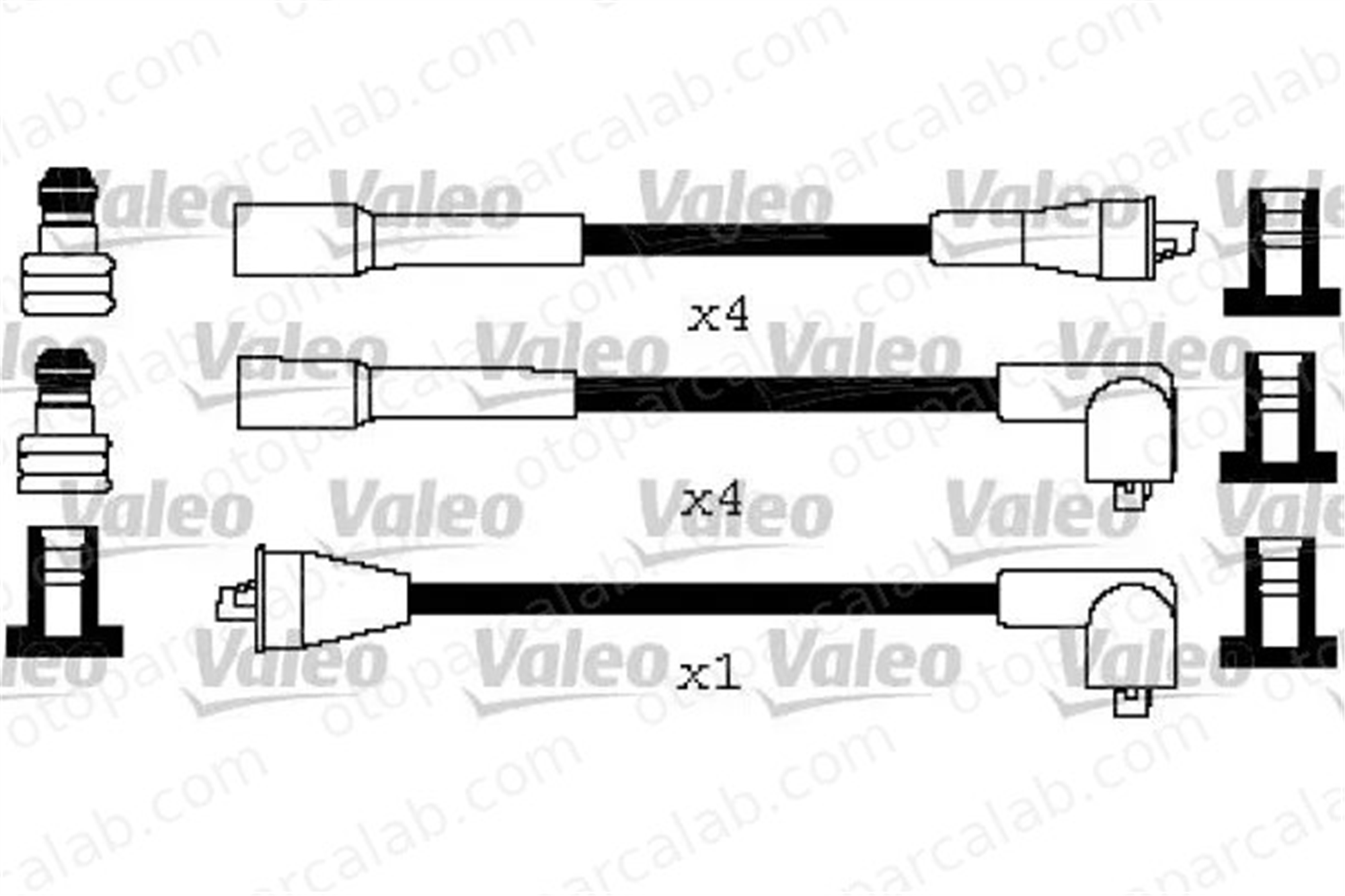 VALEO 346591 Buji Kablosu LAND ROVER RANGE ROVER I DISCOVERY I NGC500060 NGC500070