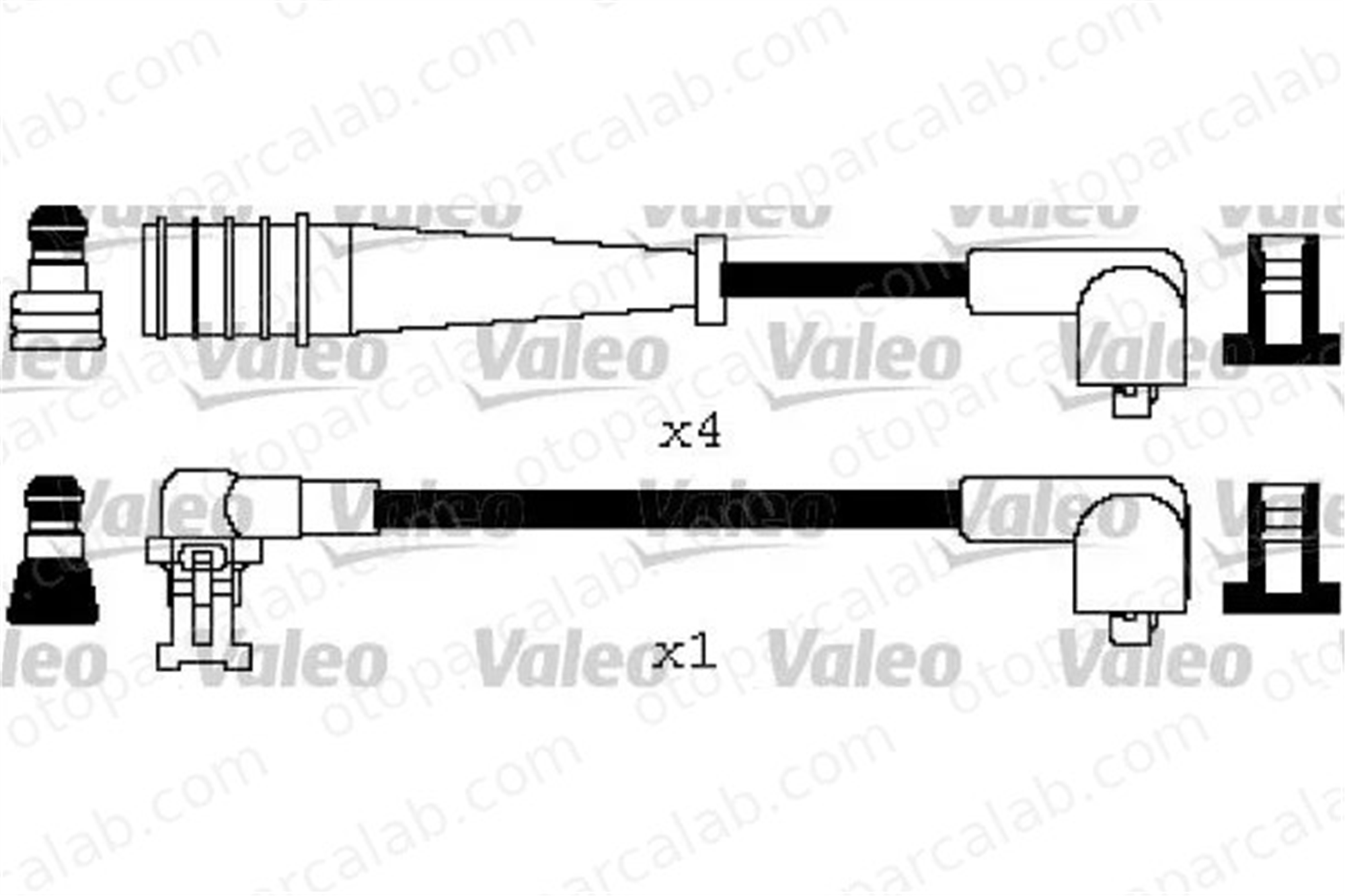 VALEO 346605 Buji Kablosu RENAULT 21 Sedan ESPACE I 346605 6025003011