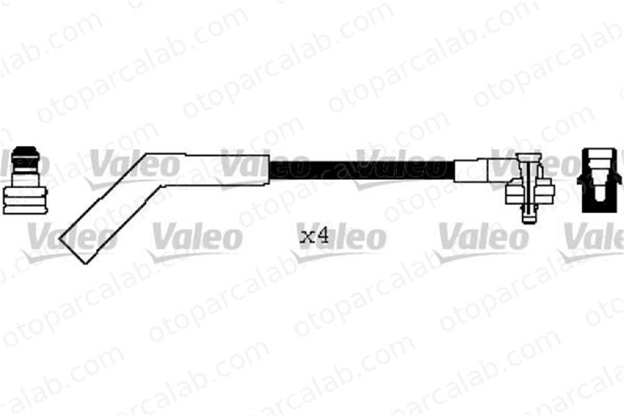 VALEO 346614 Buji Kablosu FORD SIERRA II SIERRA II Hatchback 346614