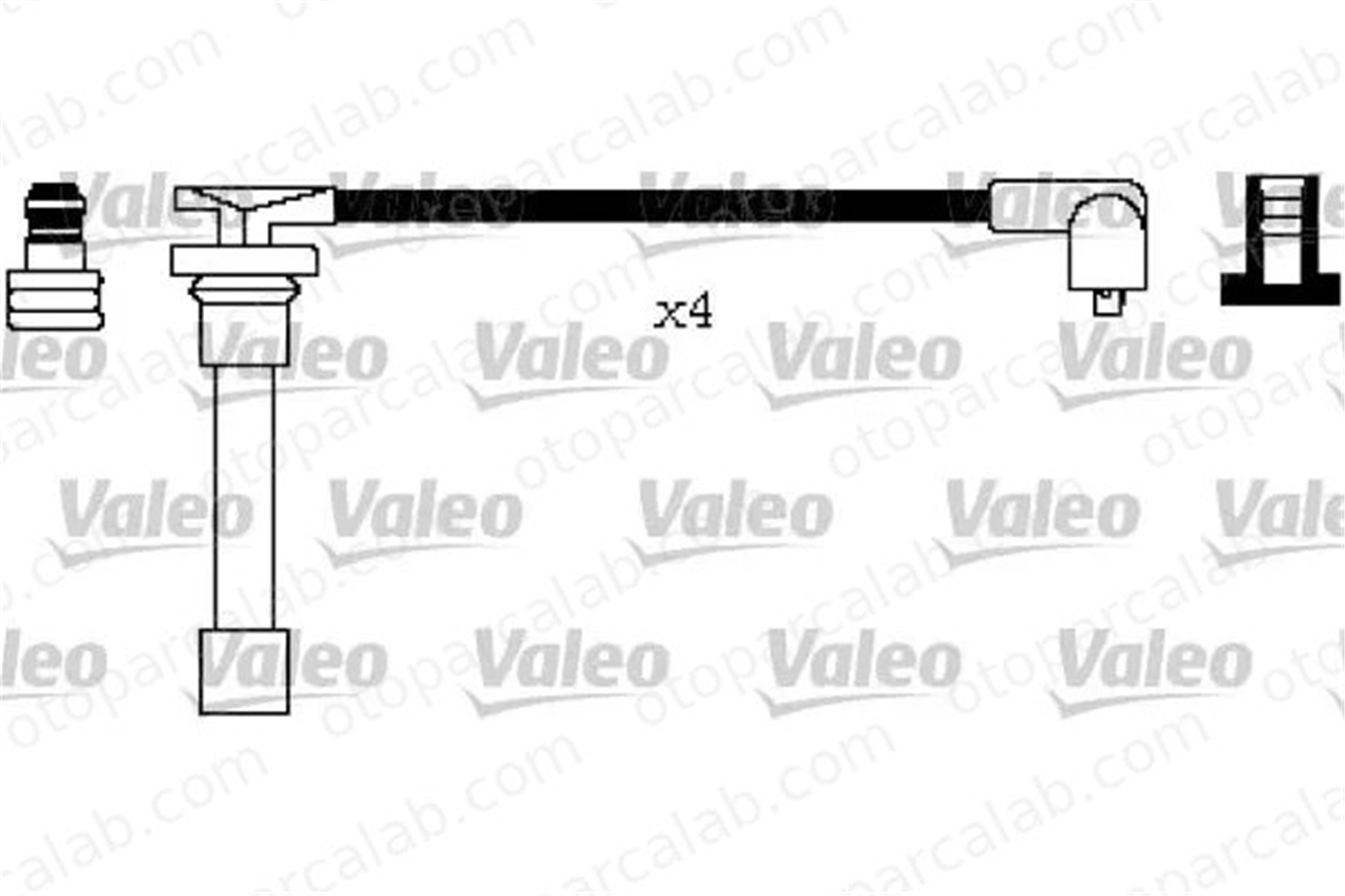 VALEO 346655 Buji Kablosu HONDA CIVIC IV Hatchback CONCERTO 32700P0D000 32700P0KG00