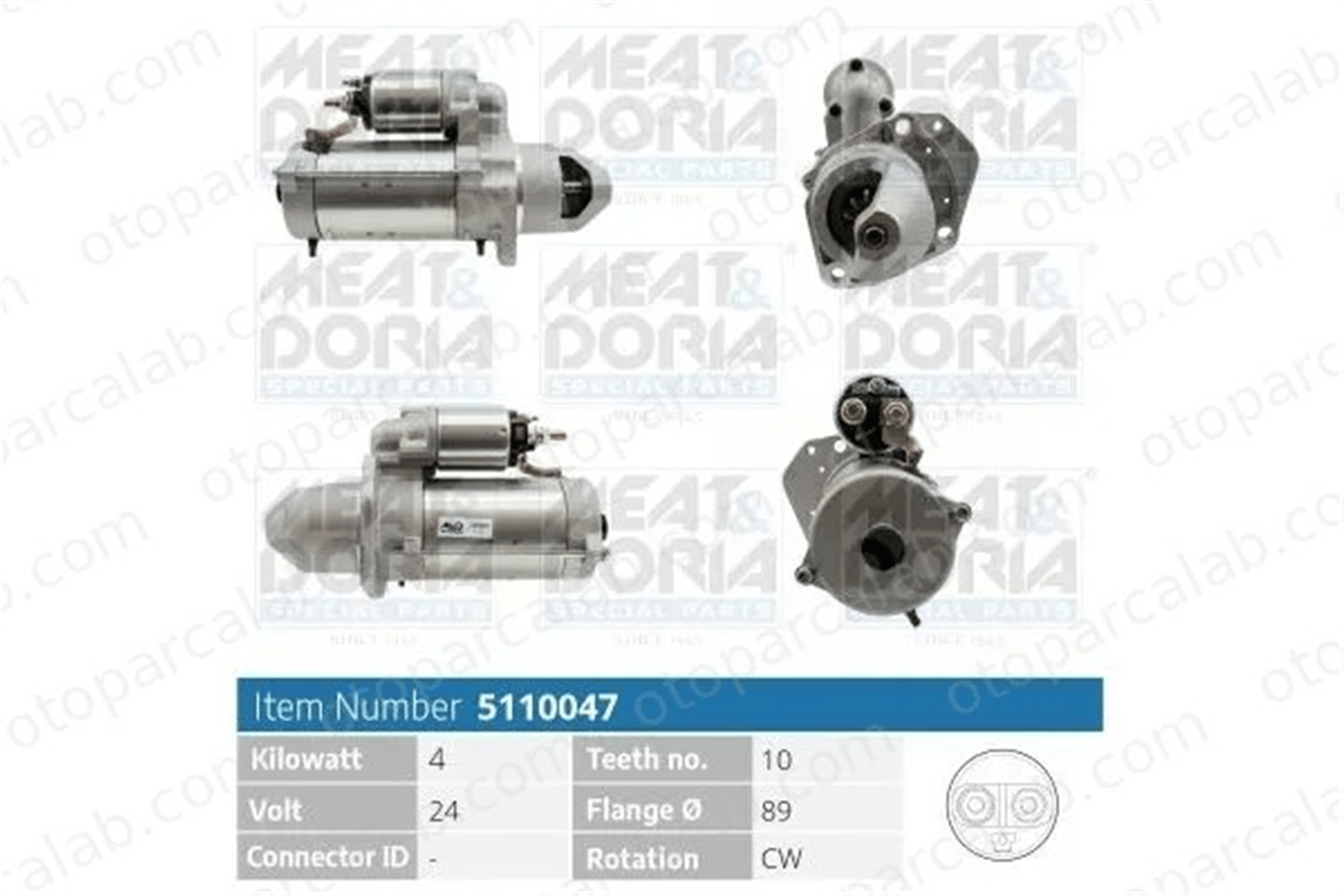 VALEO 438331 Marş Dinamosu IVECO STRALIS II EUROCARGO V 504120738 504368346