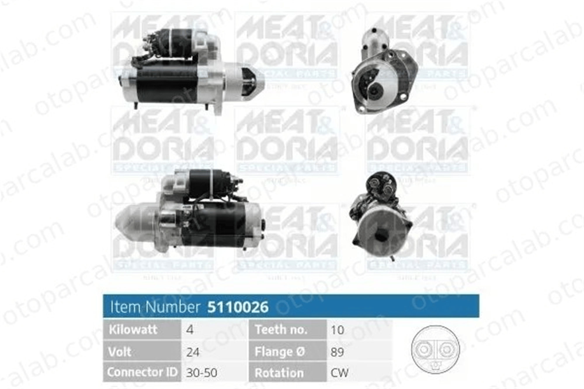 VALEO 438596 Marş Dinamosu IVECO STRALIS II EUROCARGO V 42498718 4892338