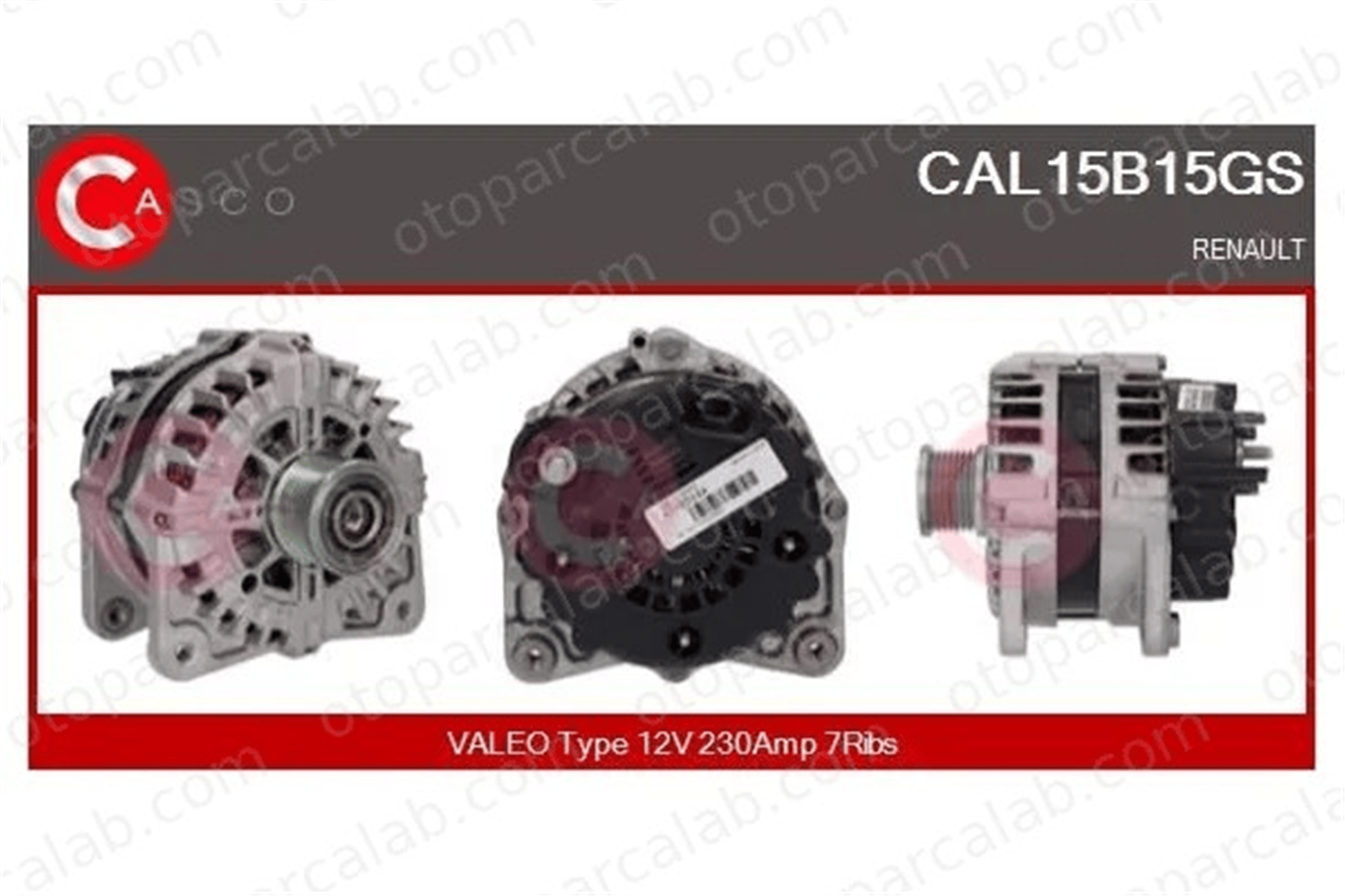 VALEO 443337 Alternatör RENAULT GRAND SCÉNIC IV KADJAR 231001847R