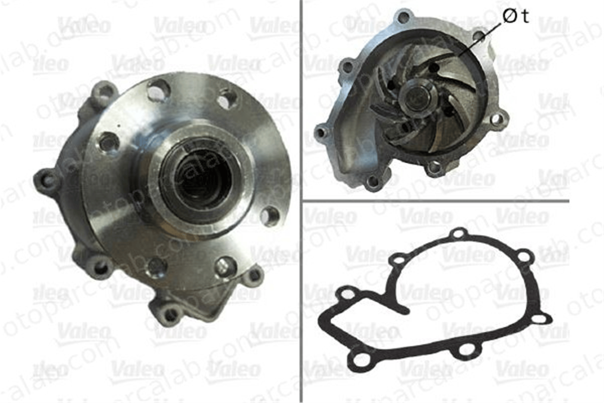 VALEO 506060 Devirdaim Su Pompası MERCEDES-BENZ 124 Sedan 124 T-Model A6022000220 6022000020