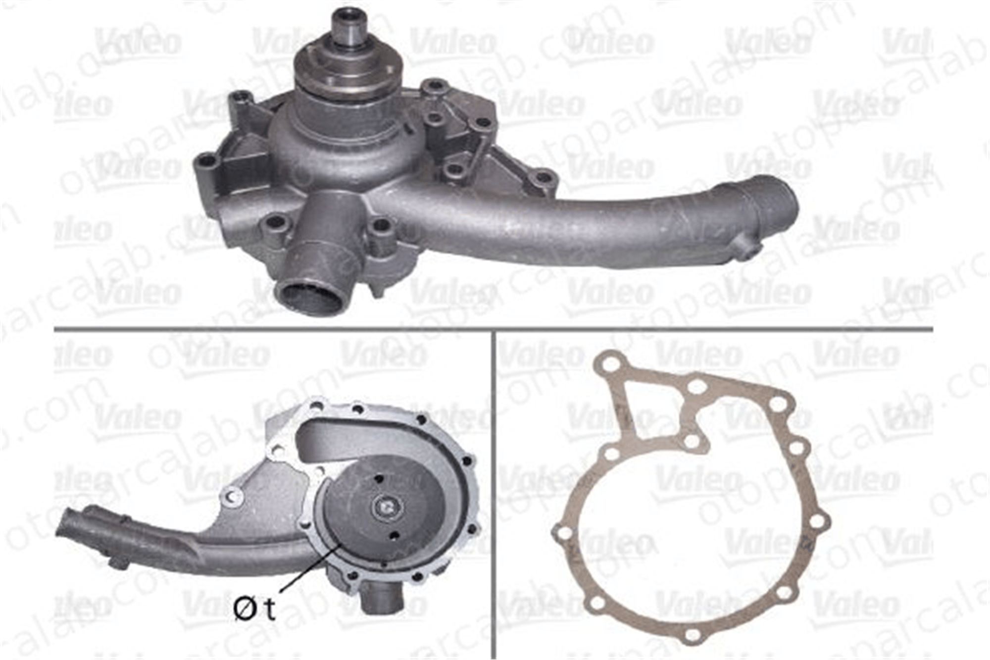 VALEO 506095 Devirdaim Su Pompası MERCEDES-BENZ 190 123 Sedan A1022004201 1022000120