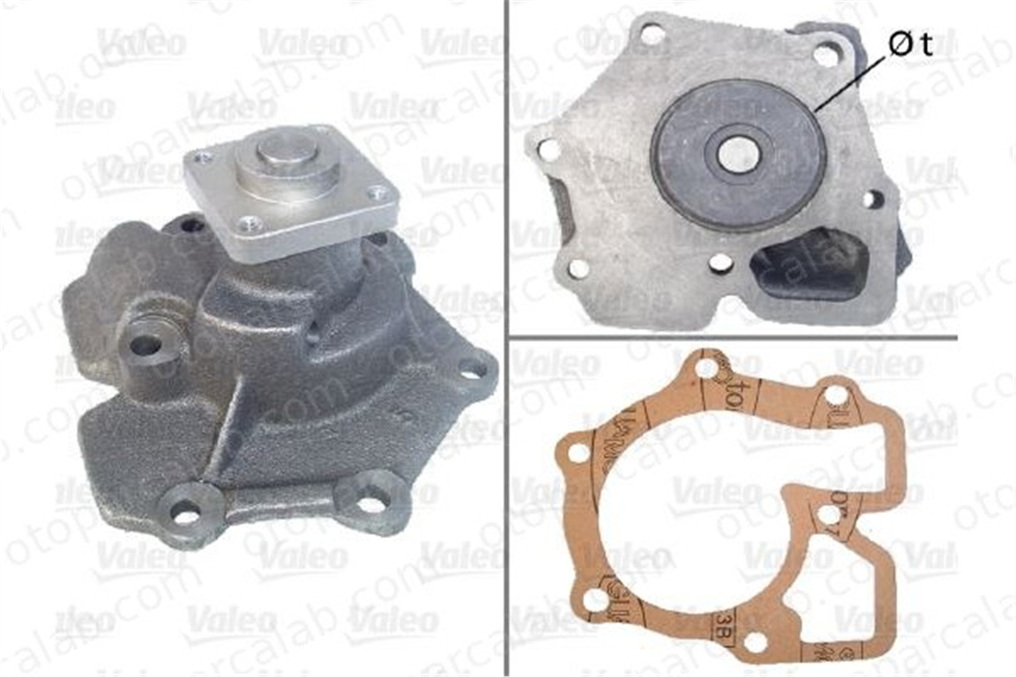 VALEO 506155 Devirdaim Su Pompası FORD TRANSIT Minibüs/Otobüs TRANSIT Panelvan/Van 914F8501AA 6193667