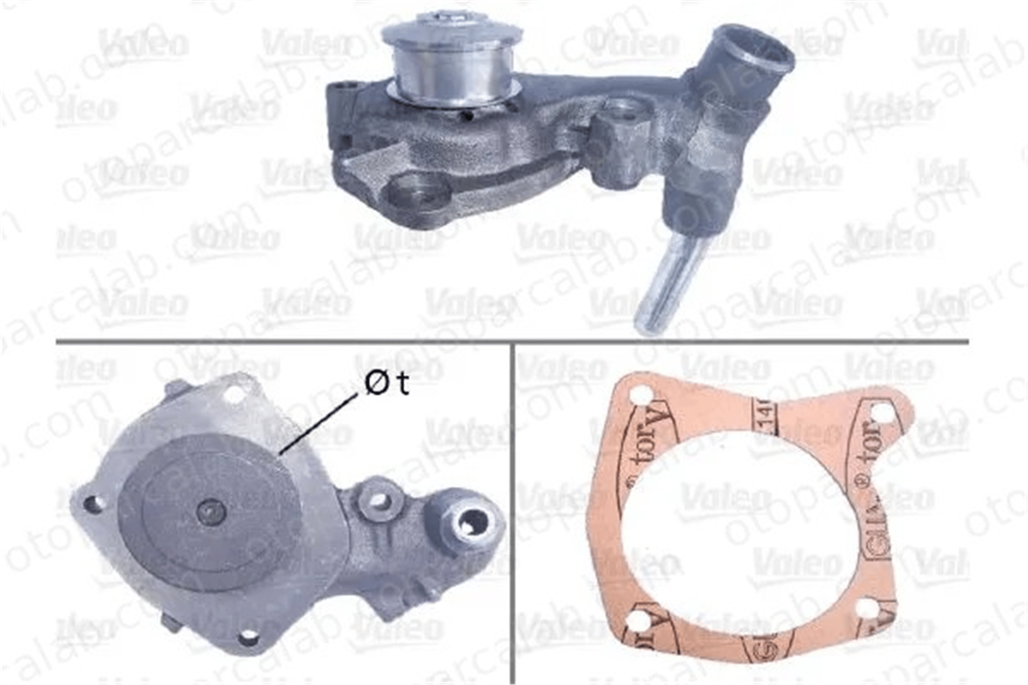 VALEO 506287 Devirdaim Su Pompası FORD MONDEO I MONDEO I Sedan 5028472 1318354
