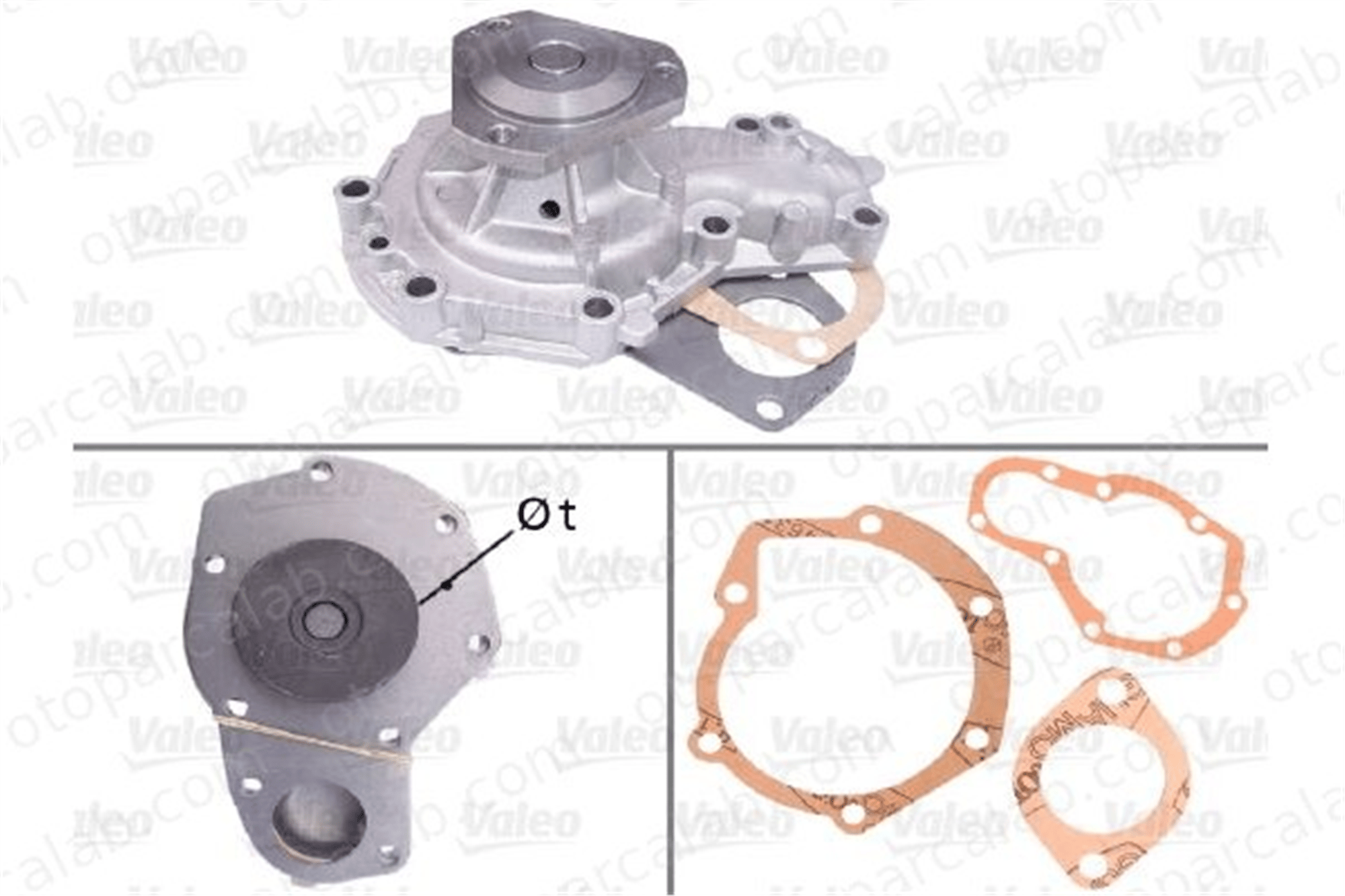 VALEO 506316 Devirdaim Su Pompası RENAULT SAFRANE I 7701466779