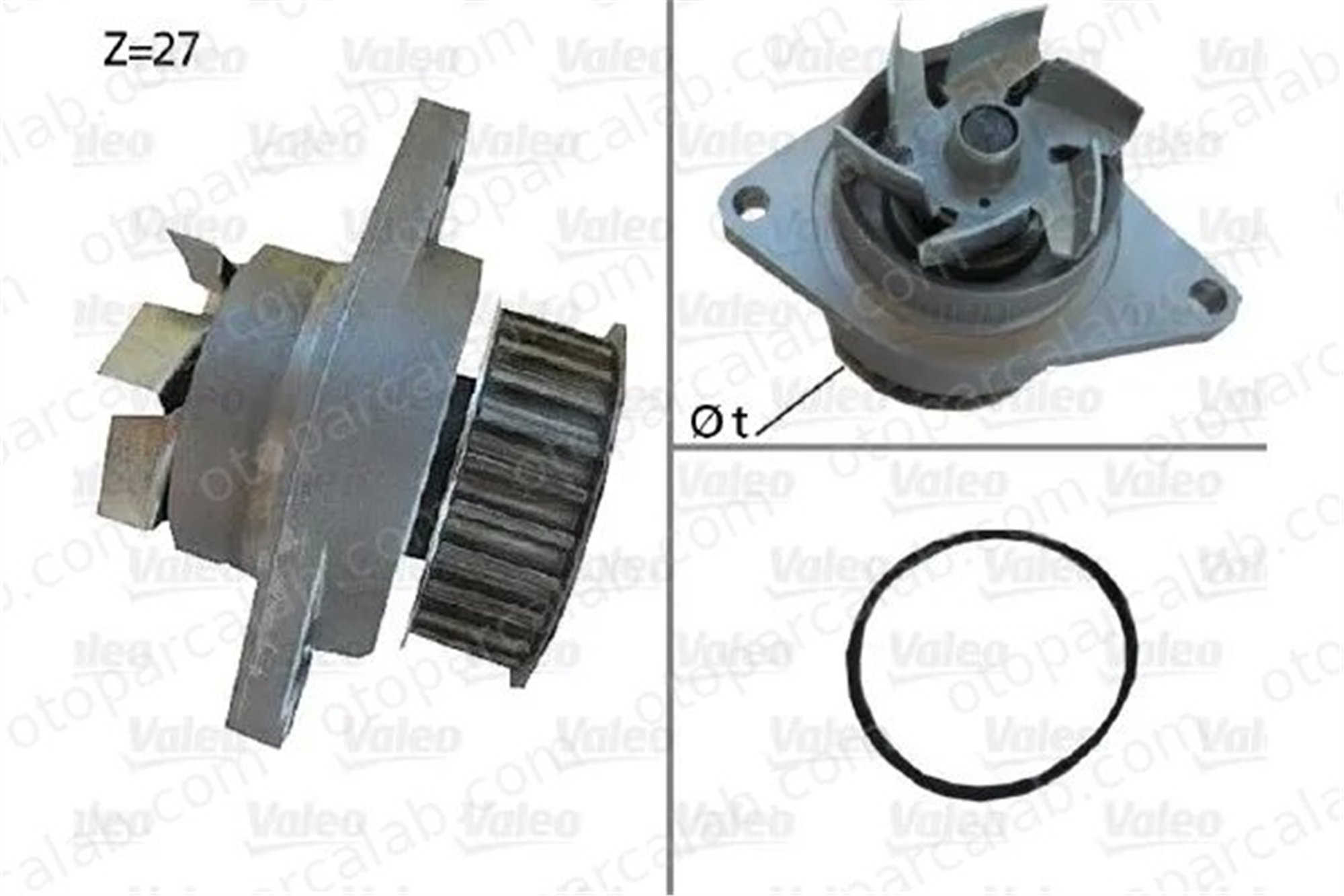 VALEO 506385 Devirdaim Su Pompası VW POLO III SEAT CORDOBA 30121005N 030121005N