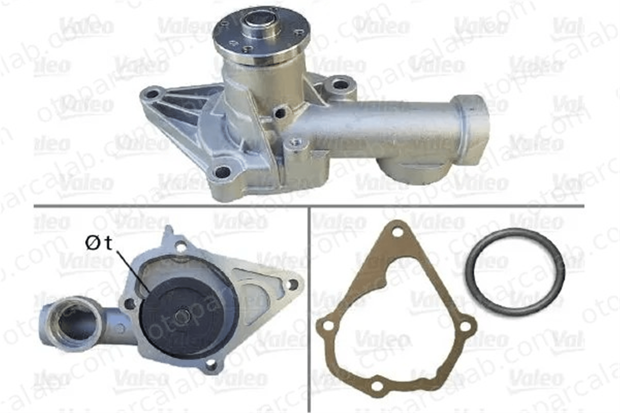VALEO 506406 Devirdaim Su Pompası MITSUBISHI COLT II COLT III 2510021000 2510021010