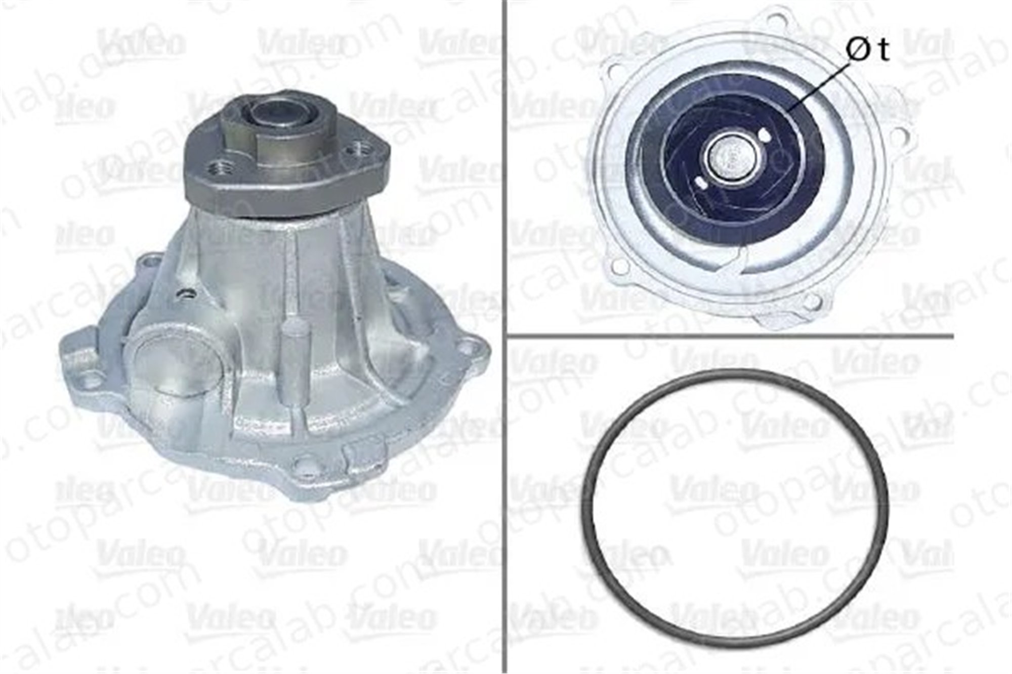 VALEO 506513 Devirdaim Su Pompası VW PASSAT B5 PASSAT B5 Variant 28121004 028121004