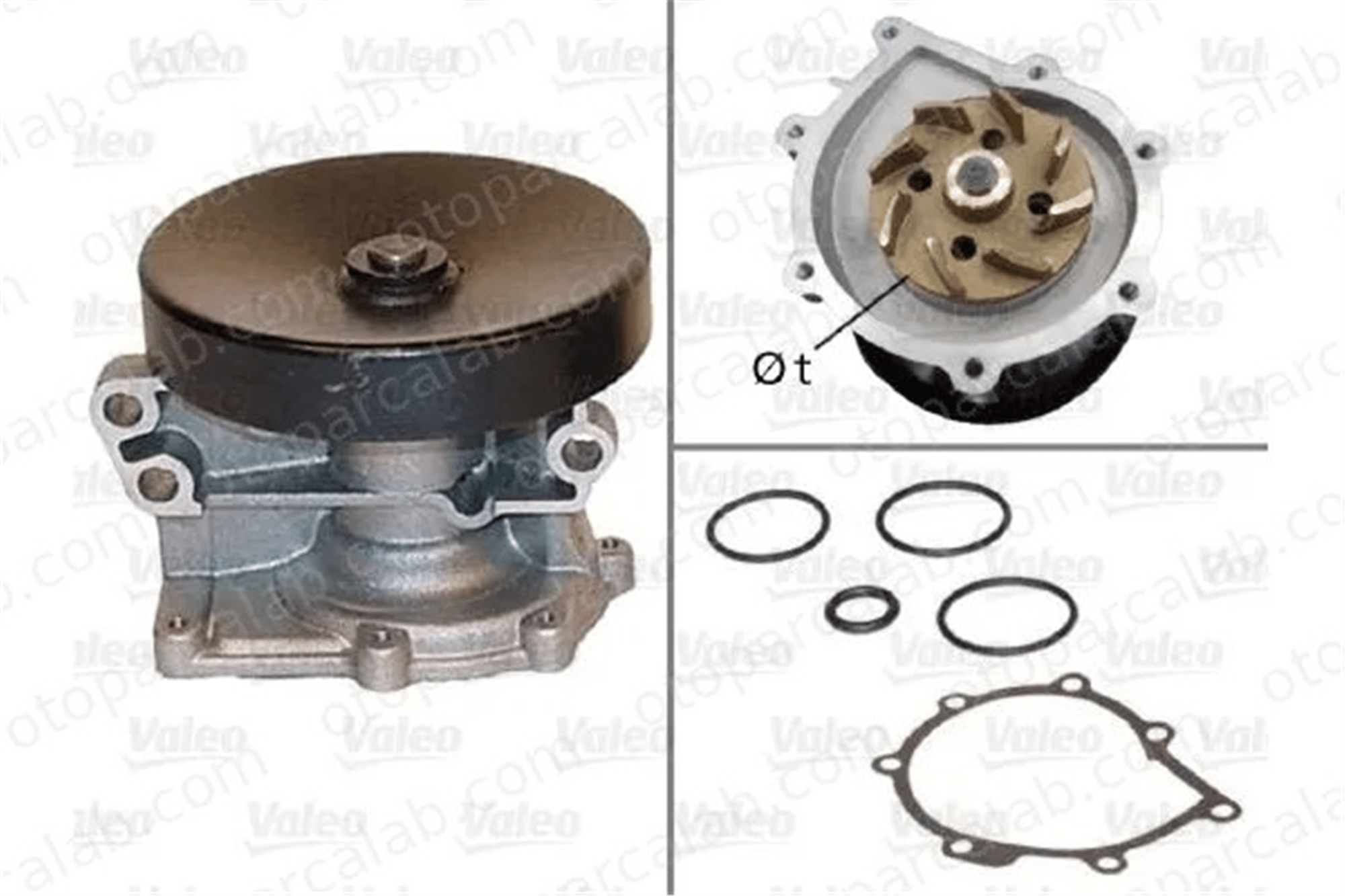 VALEO 506526 Devirdaim Su Pompası SAAB 9-5 Station wagon 9-3 59604147701466850 7701468082
